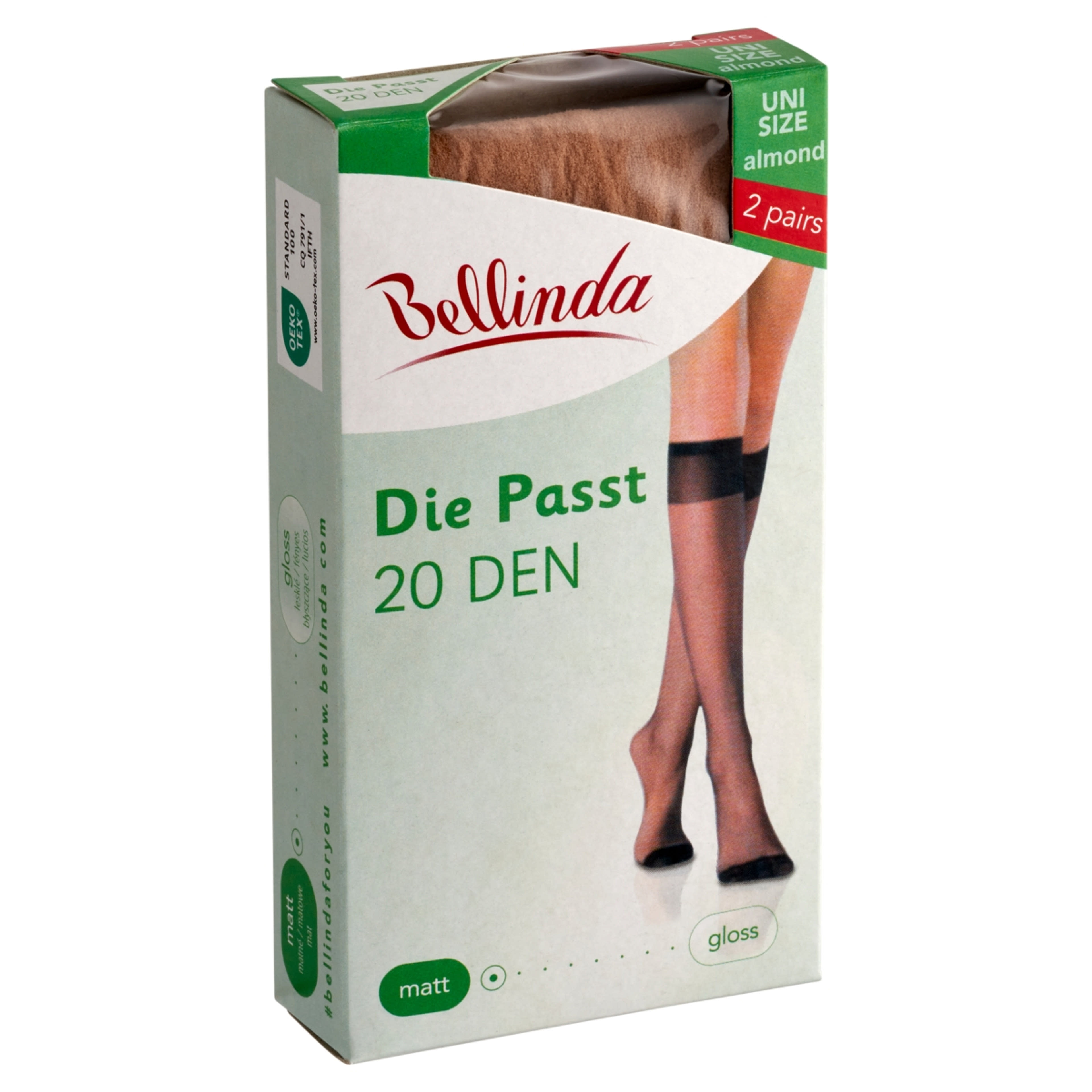Bellinda Die Passt 20 térdfix, almond unisex - 2 db-2