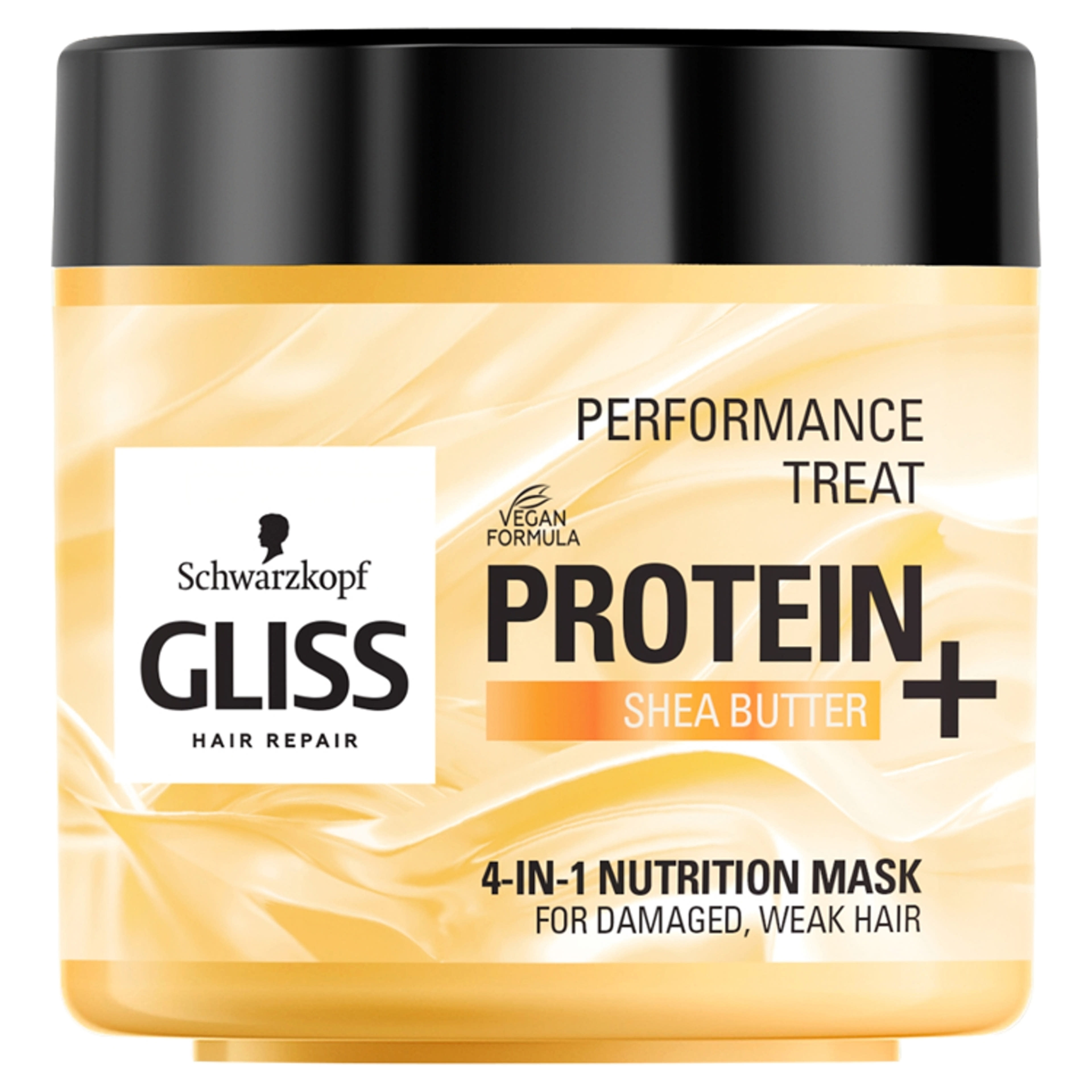 Gliss hajpakolás 4 az 1-ben protein shea vajjal sérült hajra - 400 ml