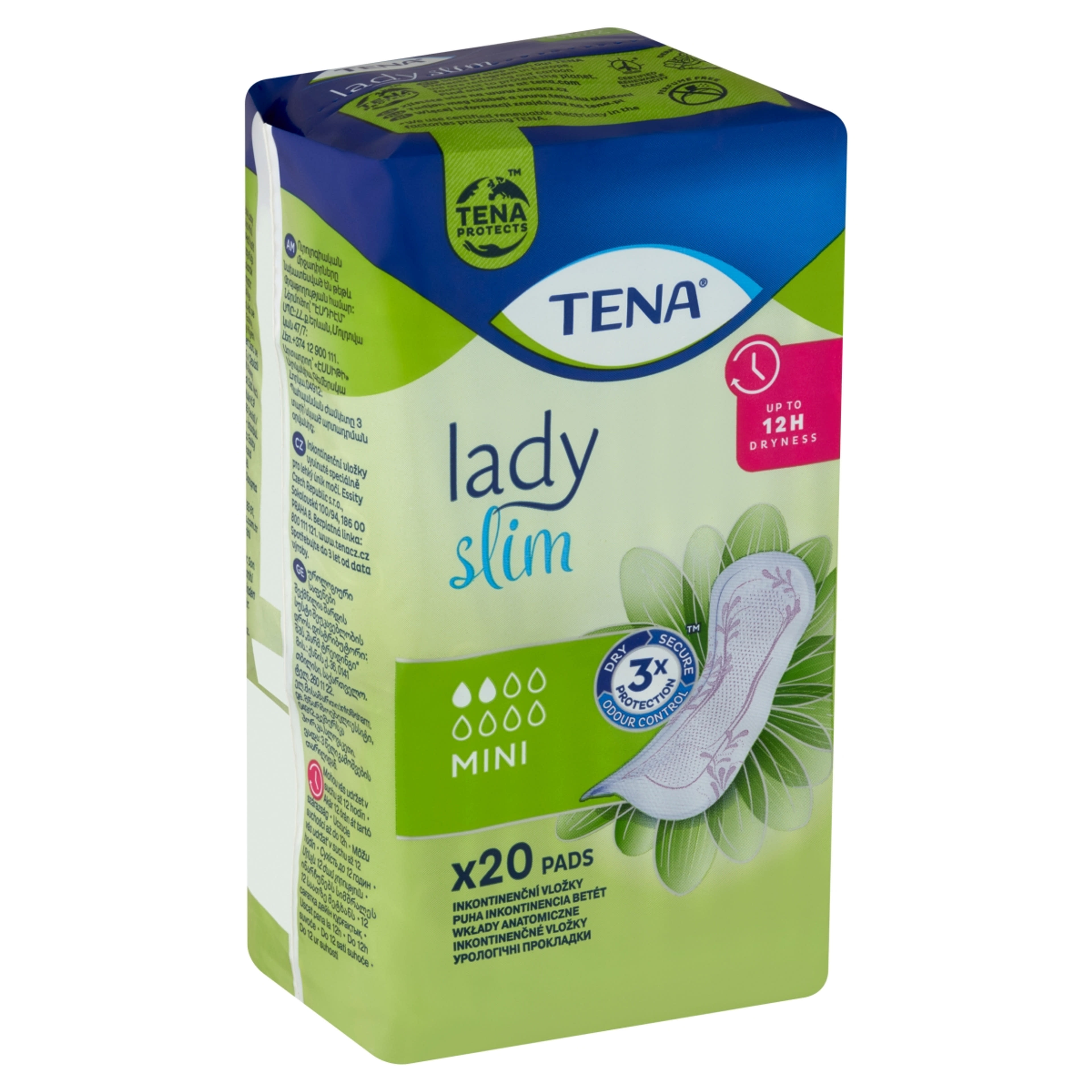 Tena Lady Mini szárny nélküli enyhe inkontinencia betét - 20 db-2