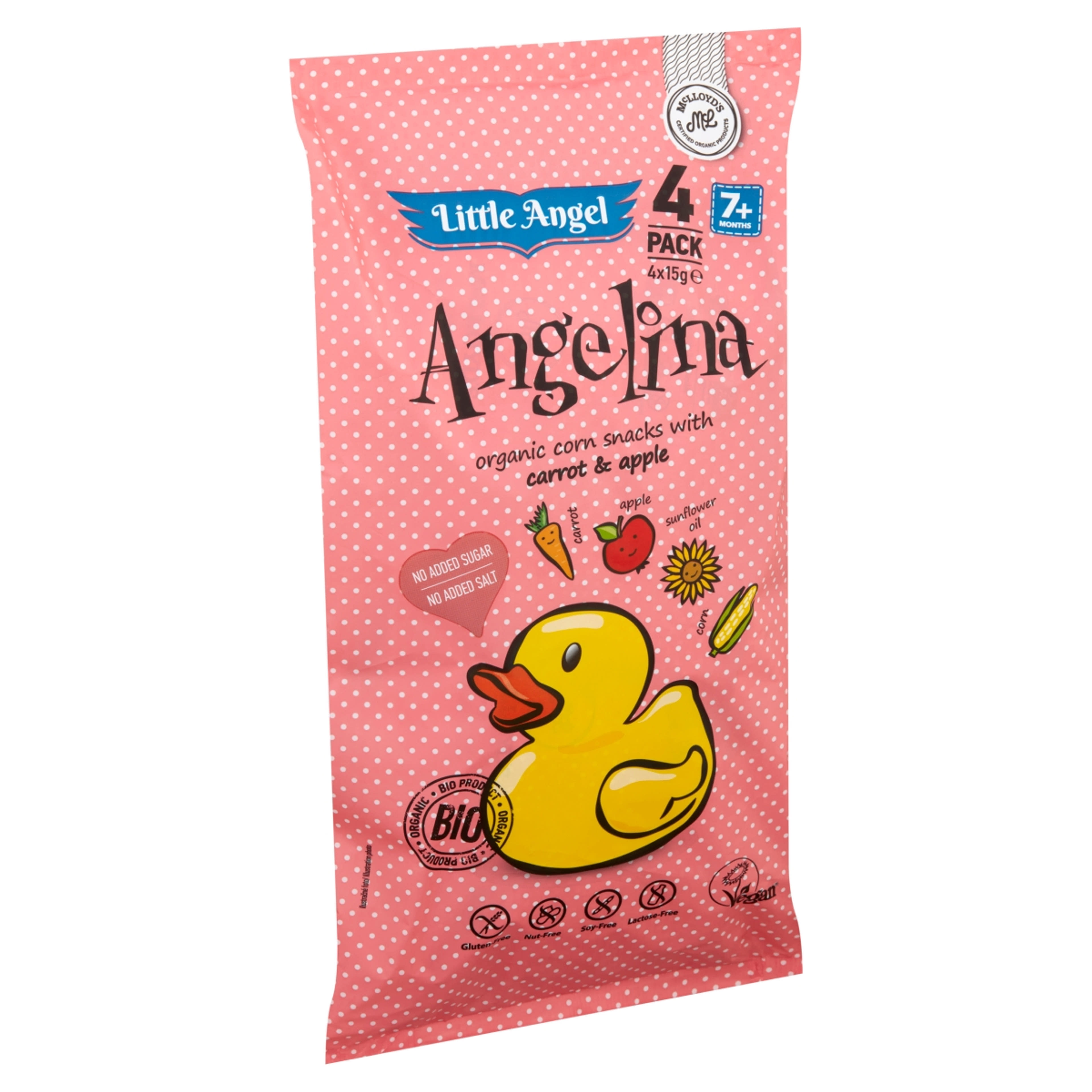 Angelina bio kukoricás snack - 60 g-2