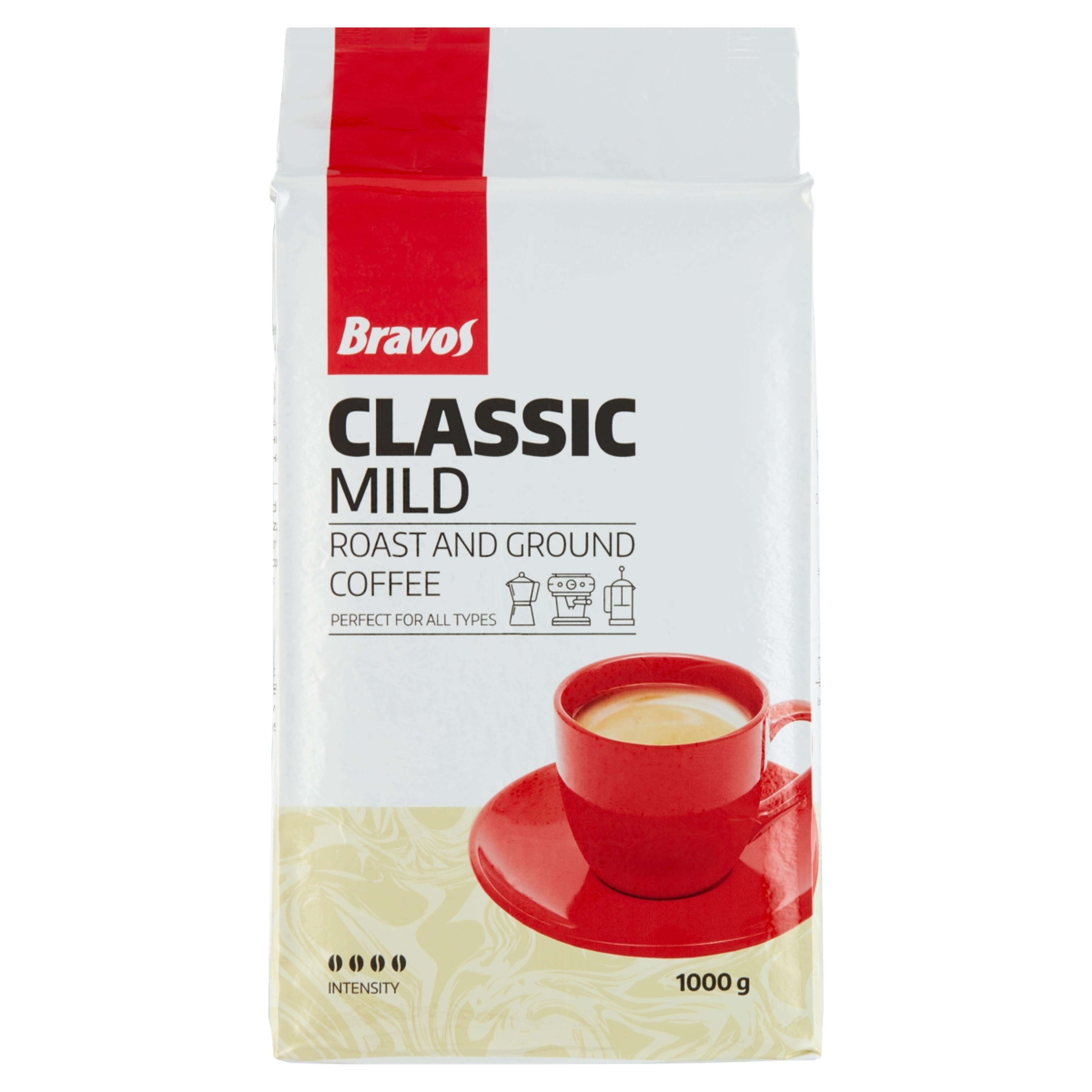 Bravos classic mild őrölt kávé - 1000 g-1