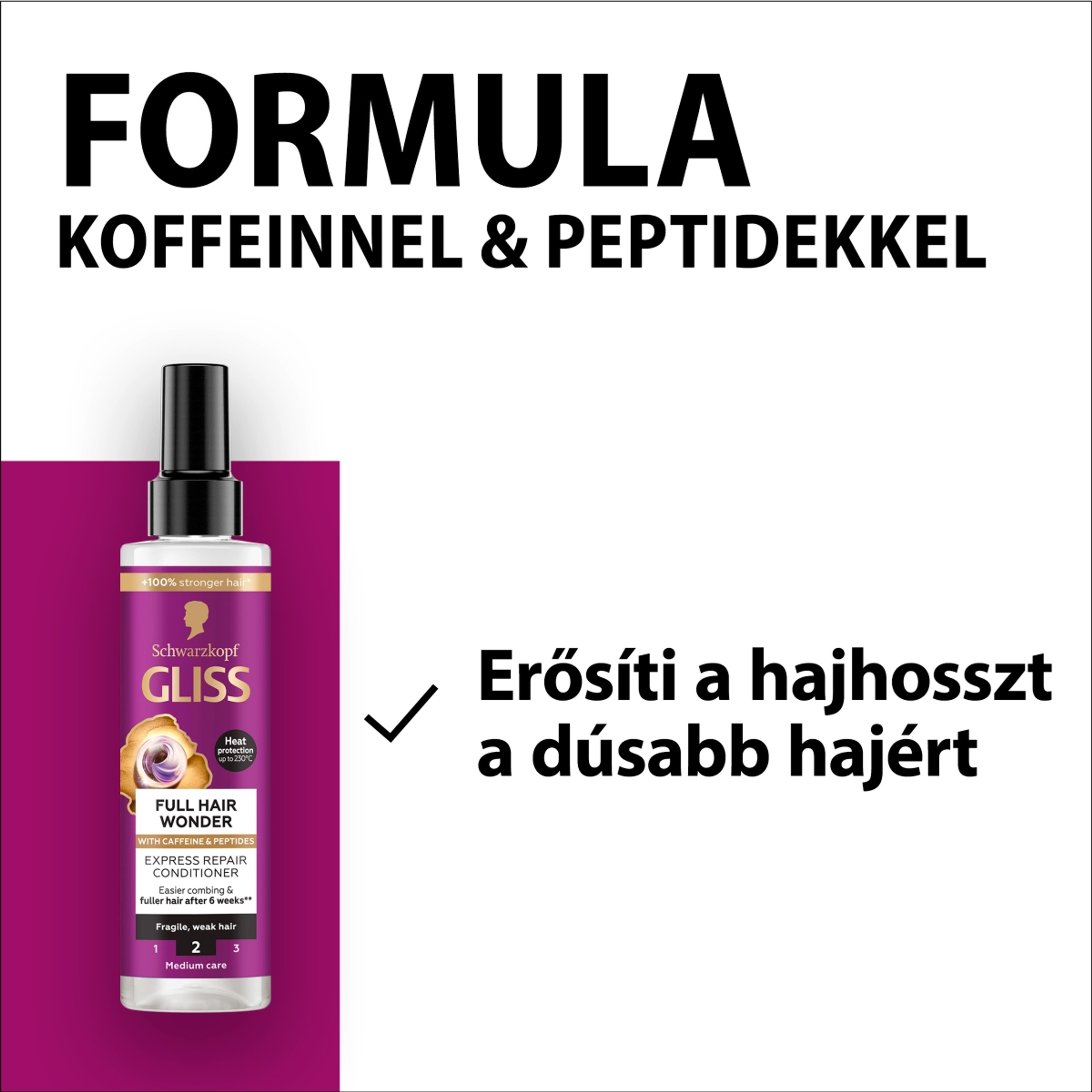 Gliss Full Hair Wonder Express Repair hajbalzsam - 200 ml-3