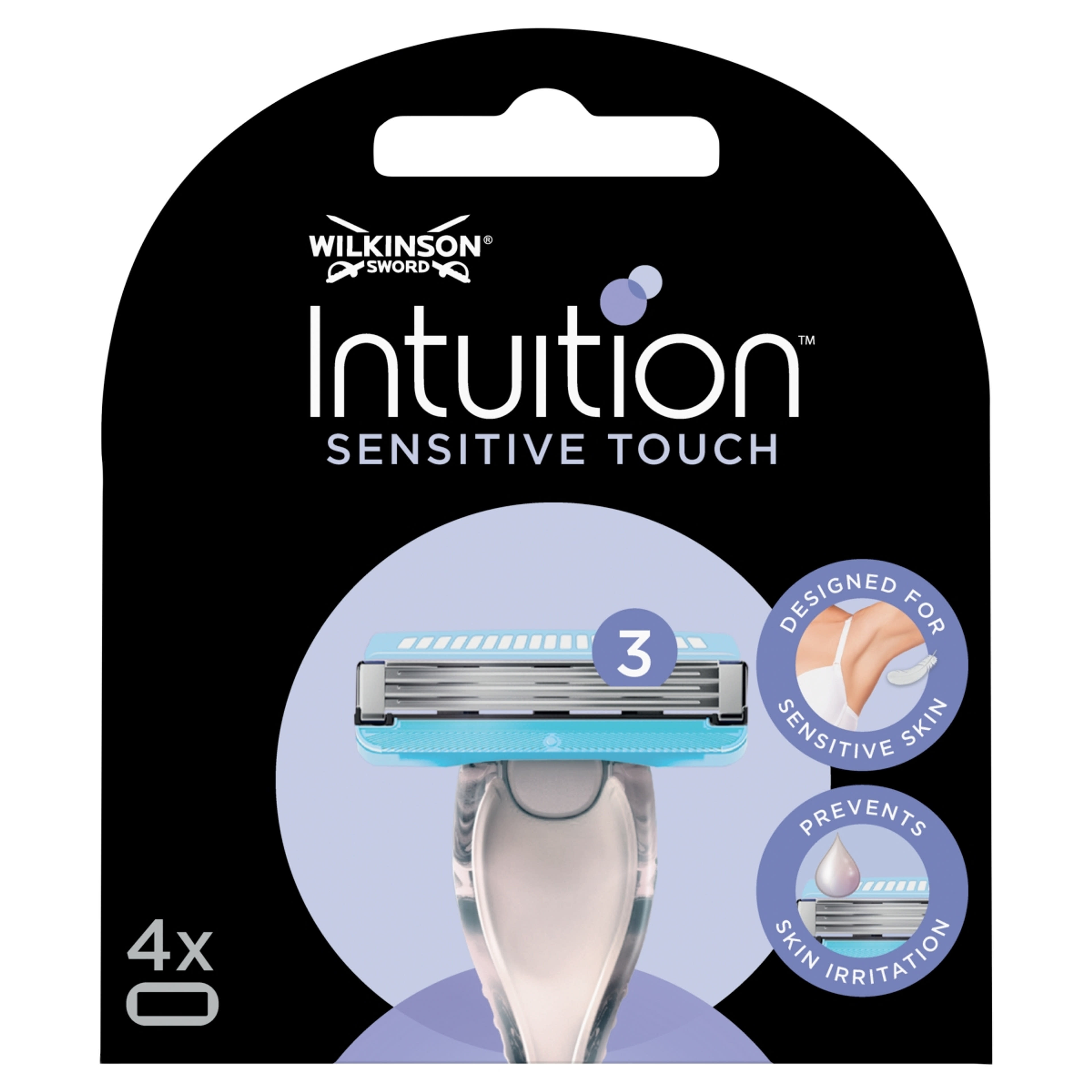 Wilkinson Intuition Sensitive Touch női borotvakészülék 3 pengés - 4 db