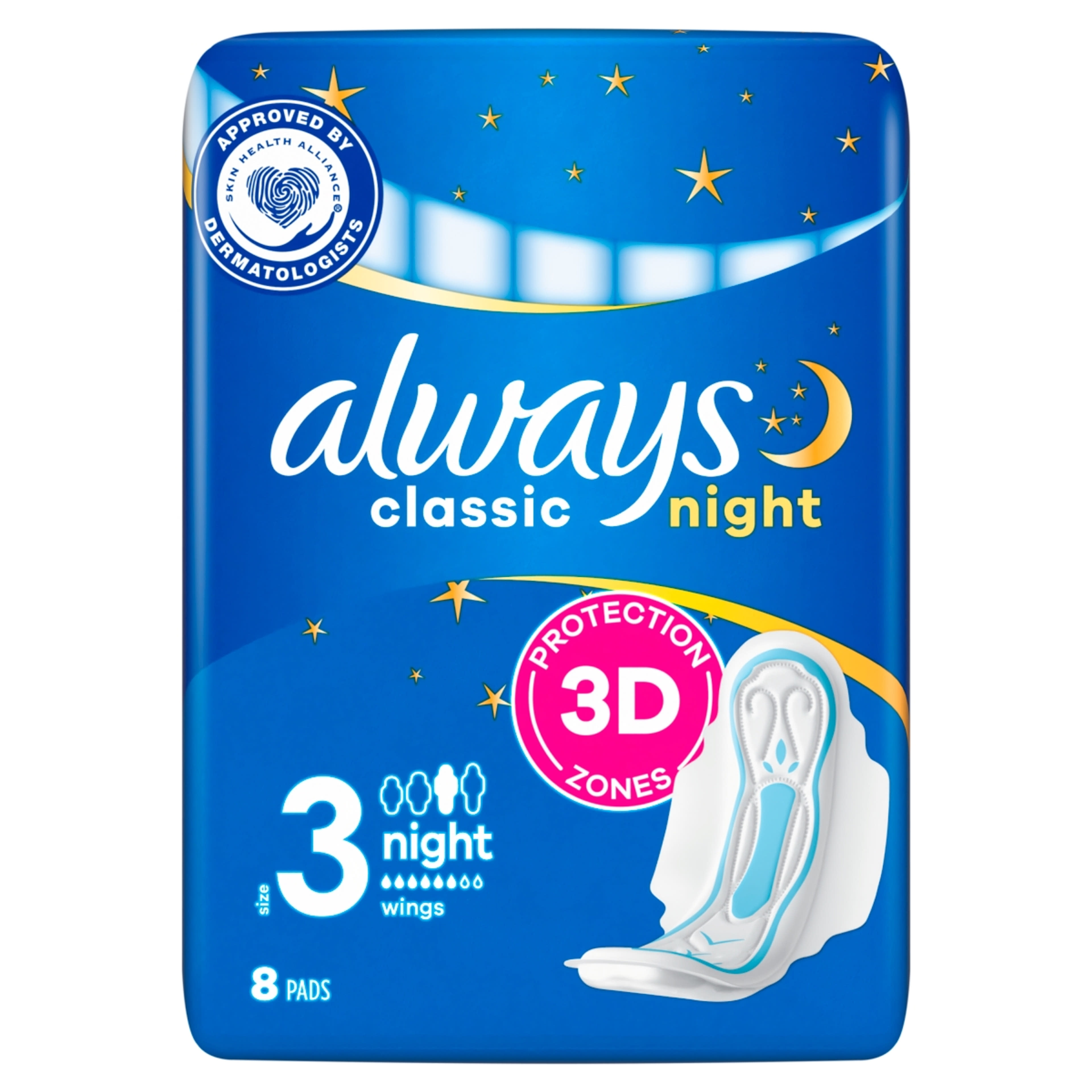 Always Classic Night egészségügyi betét - 8 db-1