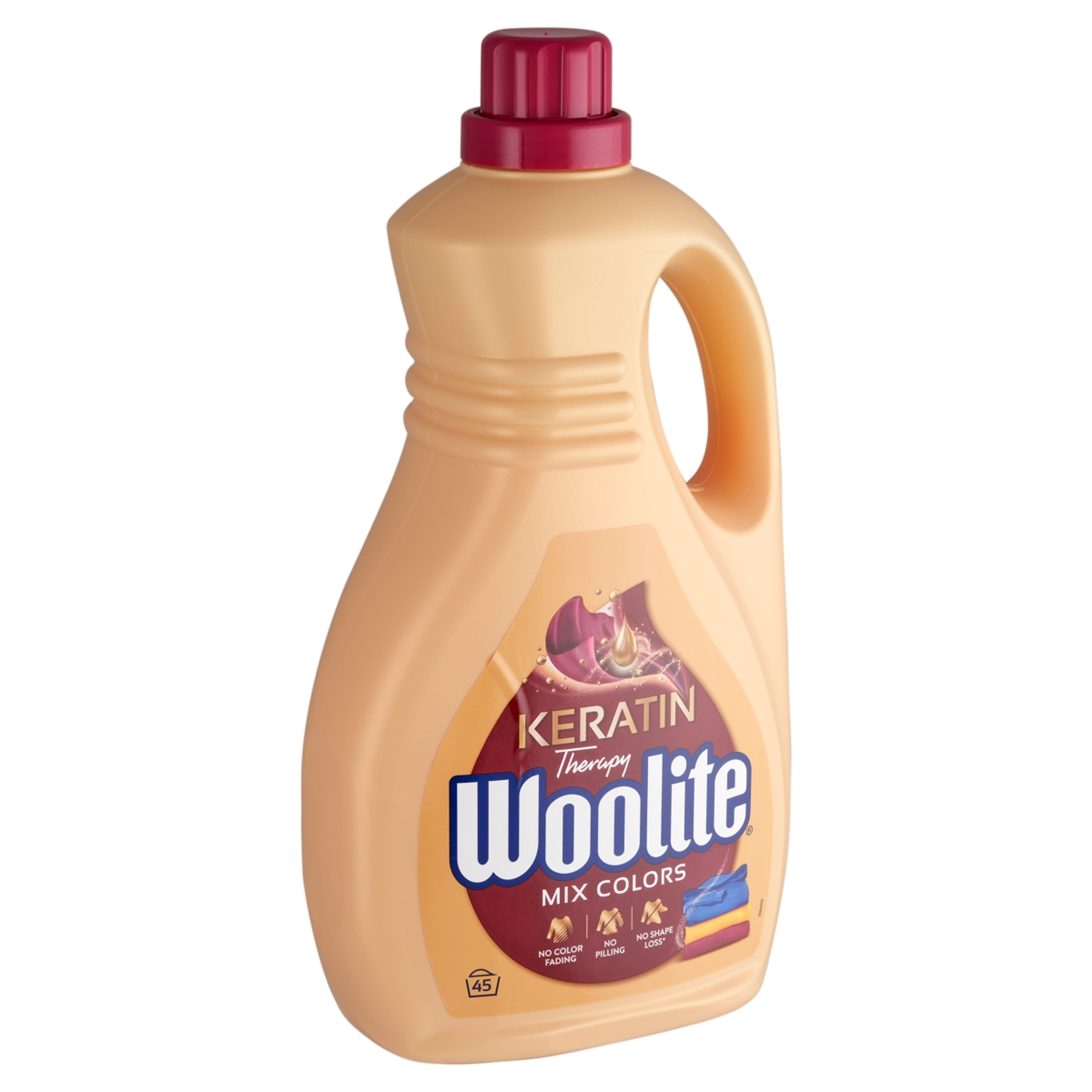 Woolite Keratin Therapy folyékony mosószer keratinnal színes ruhákhoz 45 mosás - 2700 ml-2