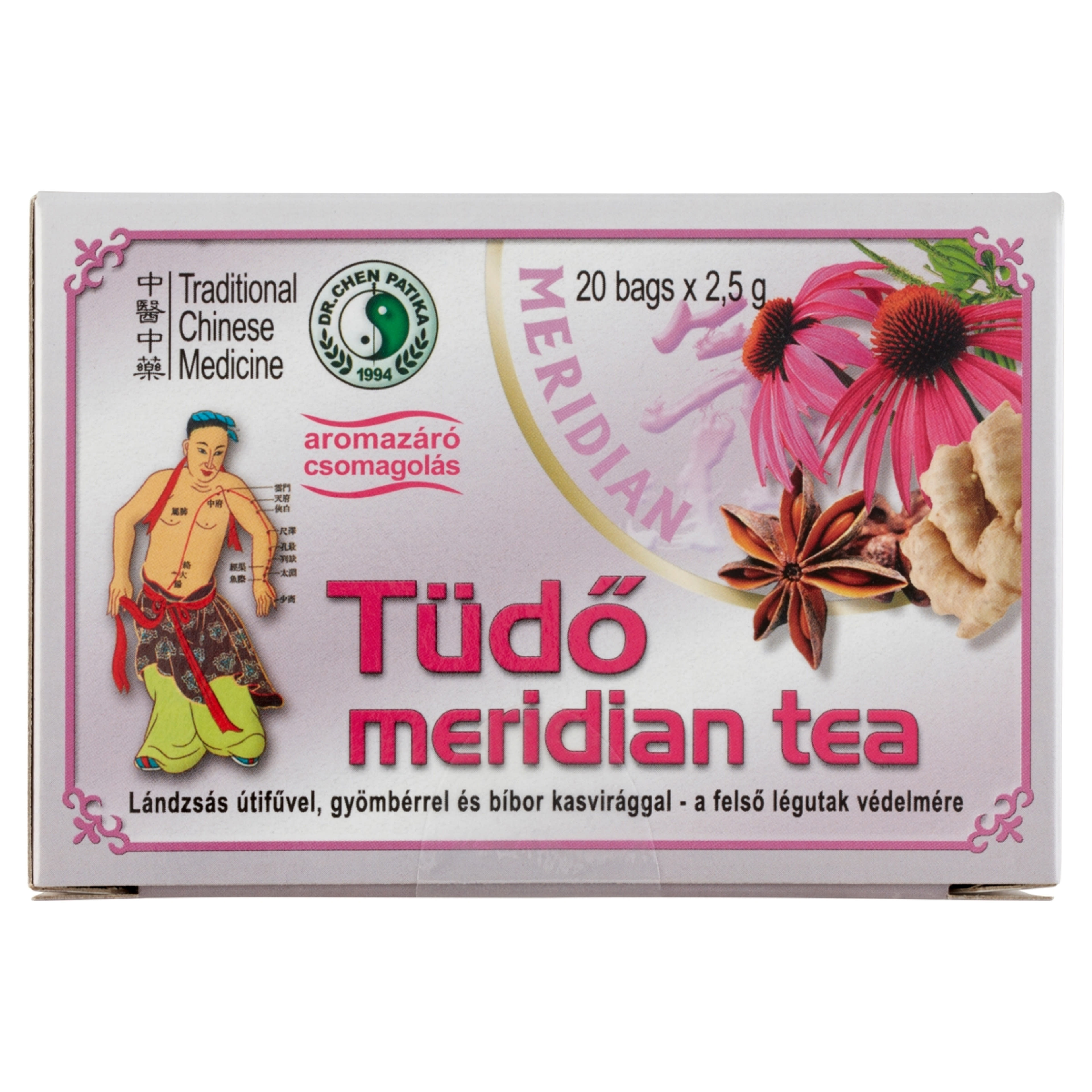 Dr. Chen Patika Tüdő Meridian tea 20 filter - 50 g-1