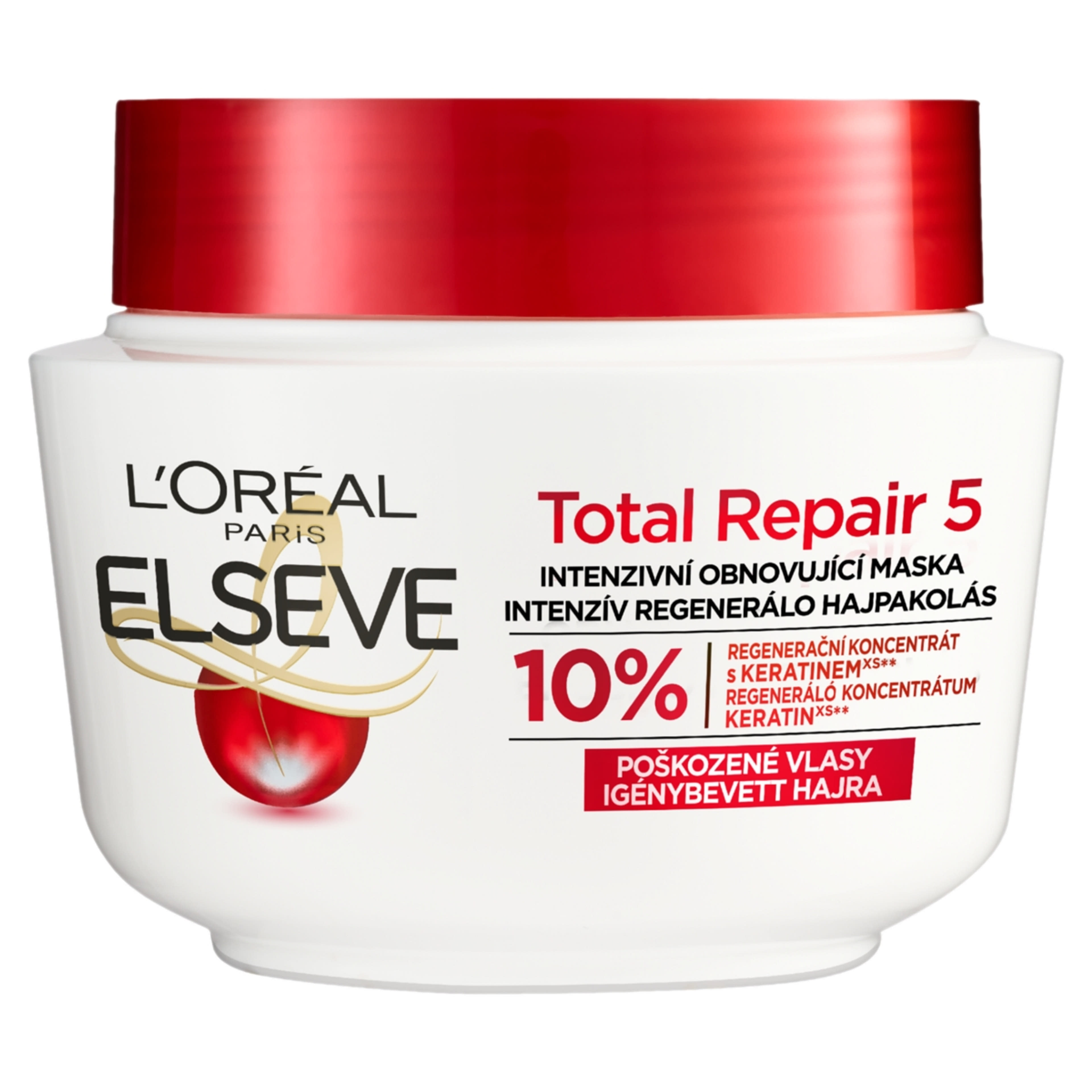L'Oréal Paris Elseve Total Repair 5 regeneráló hajpakolás - 300 ml