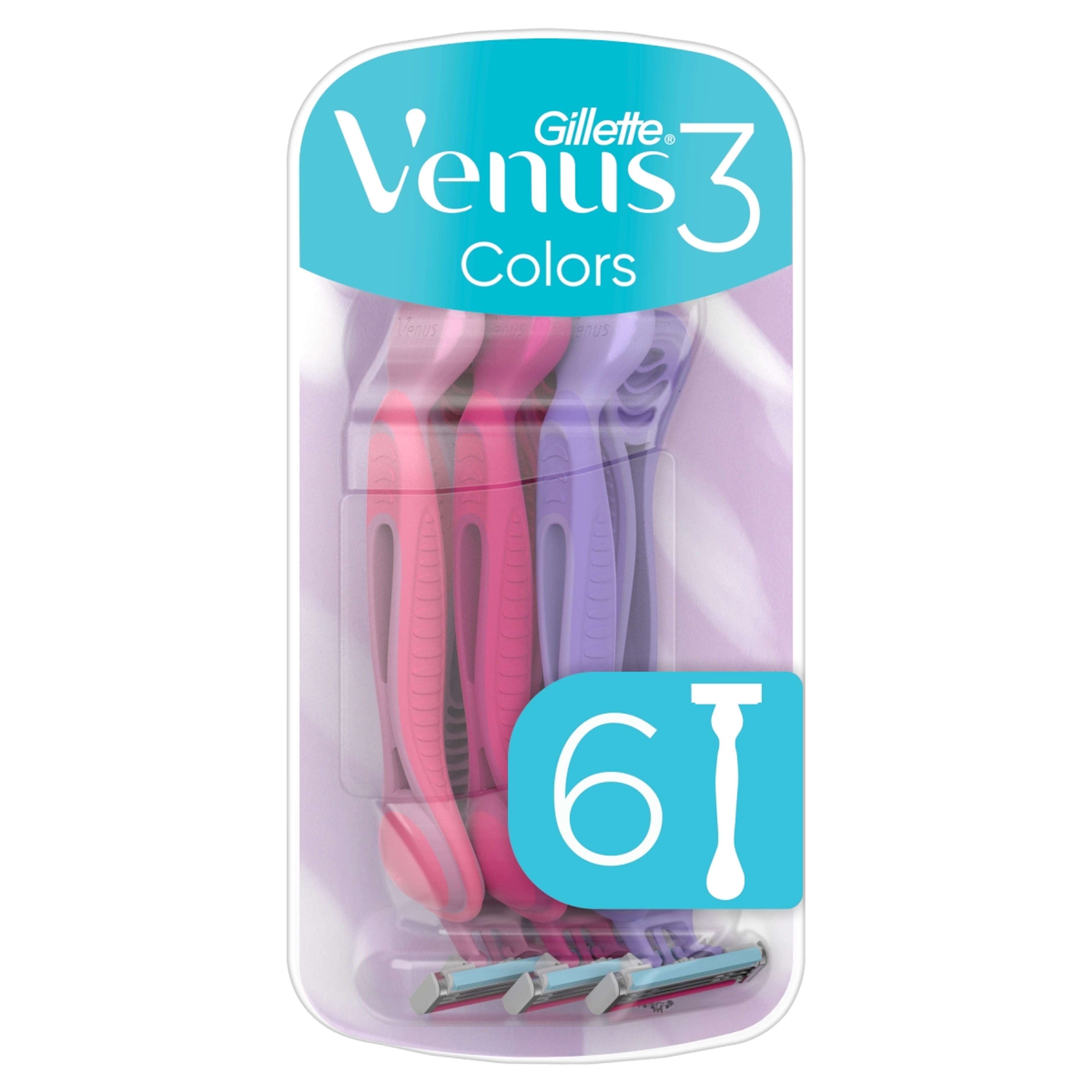Gillette Venus3 eldobható borotva 3 pengés - 6 db-2