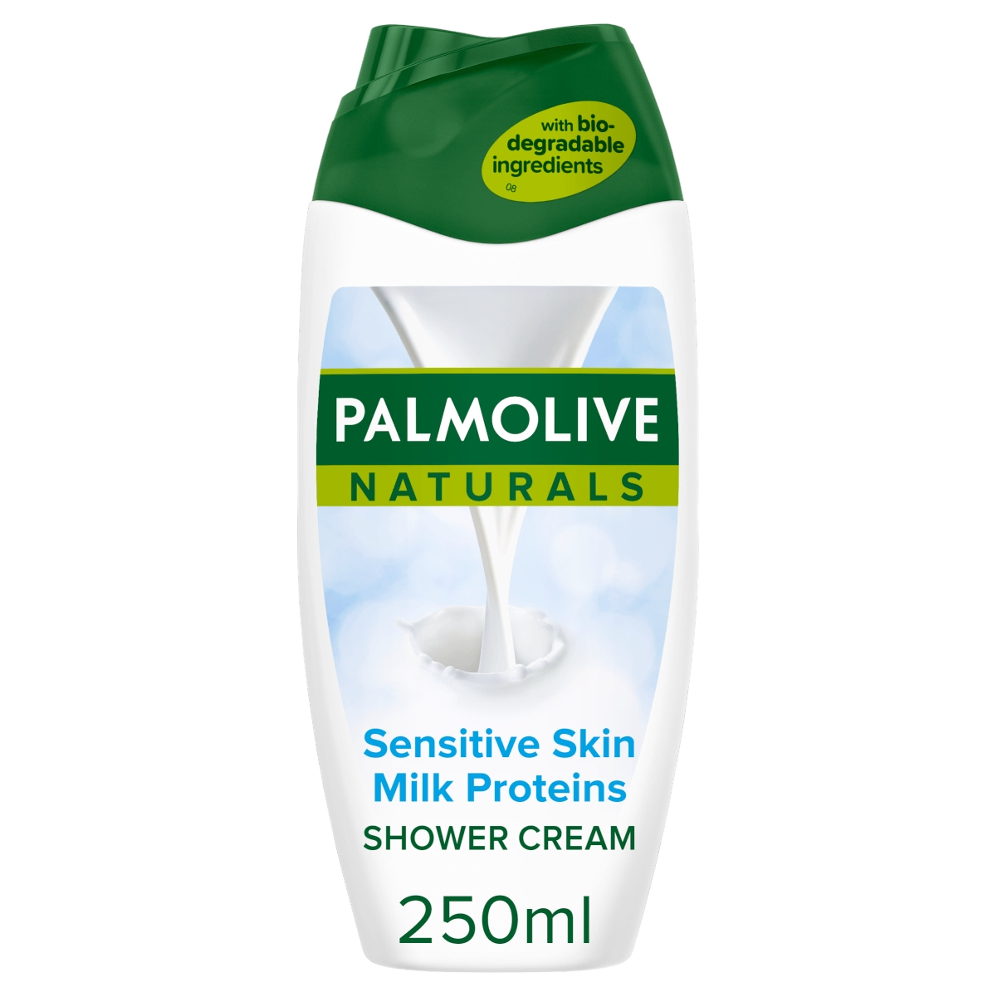 Palmolive Naturals Sensitive Skin Milk Proteins krémes tusfürdő - 250 ml-6