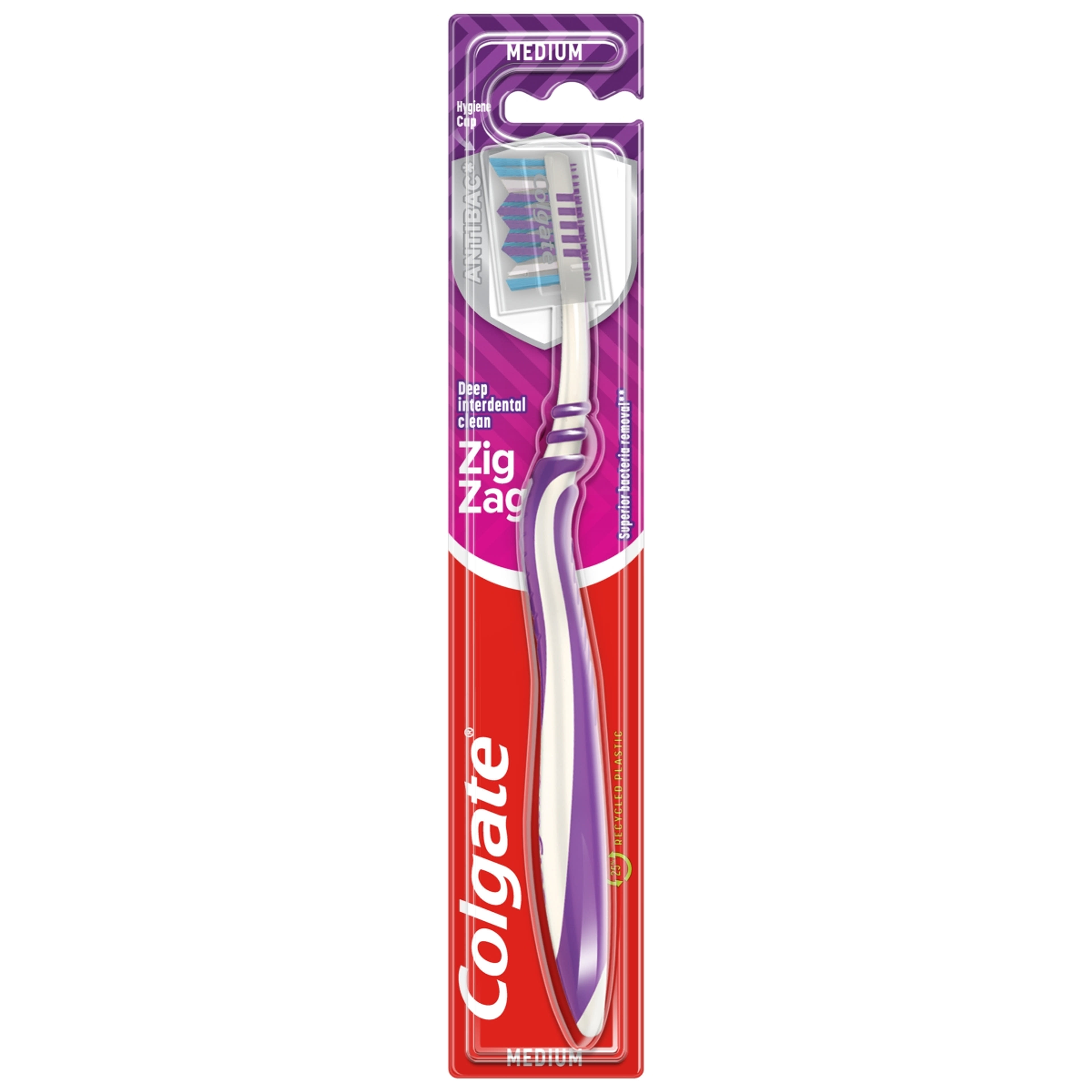 Colgate ZigZag közepes fogkefe - 1 db-1