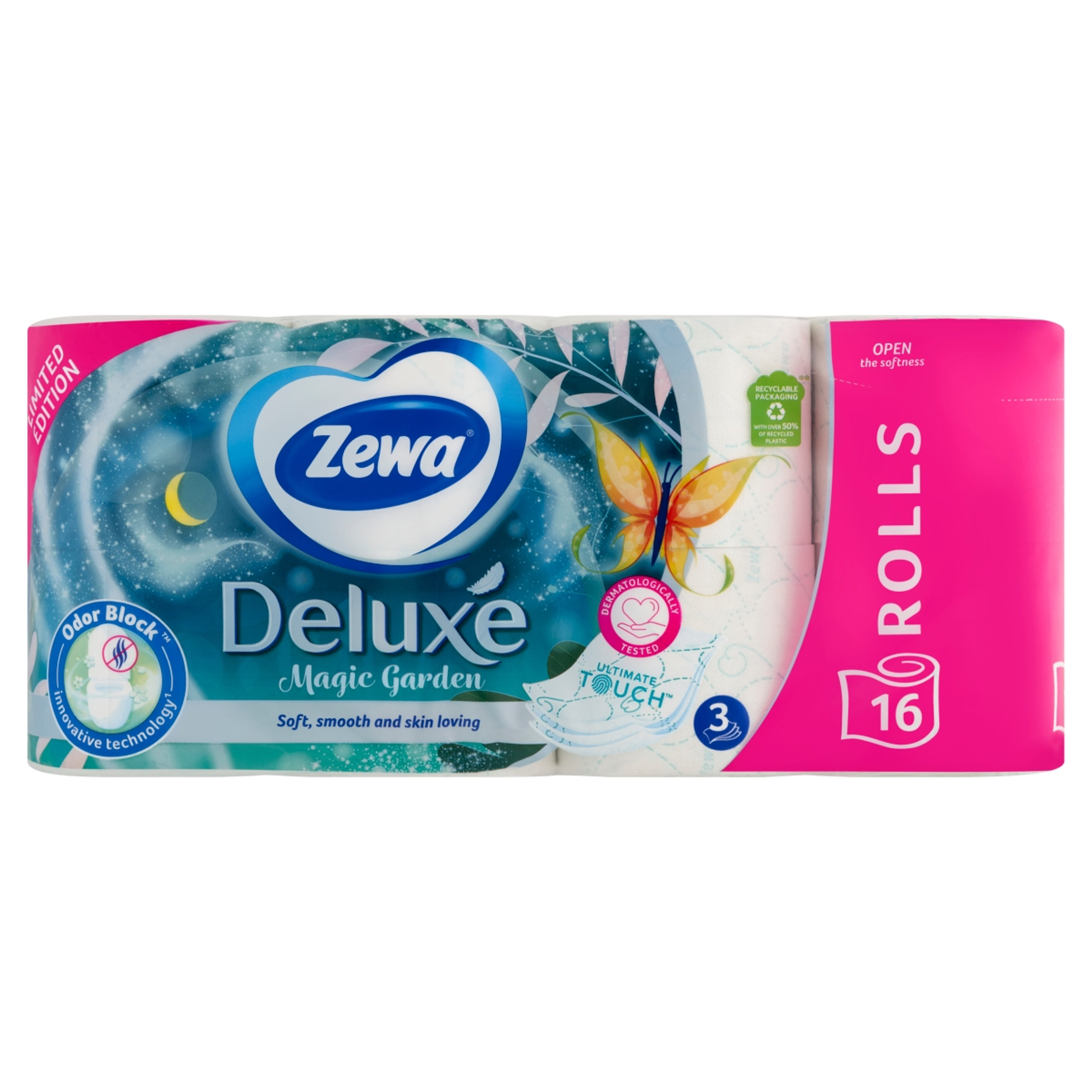 Zewa Deluxe Blossom Moments toalettpapír 3 rétegű - 16 db