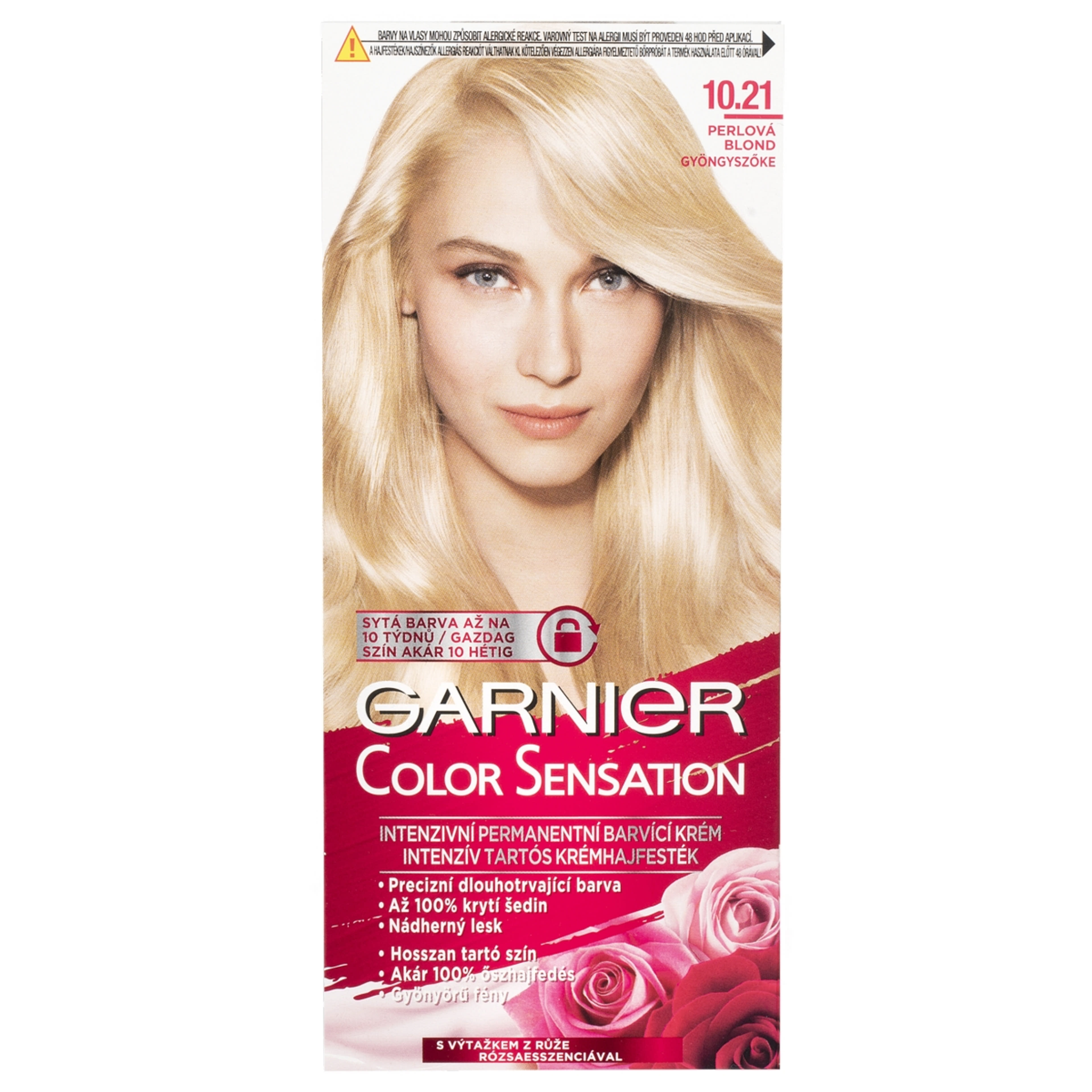 Garnier Color Sensation tartós hajfesték 10.21 Gyöngyszőke - 1 db-2