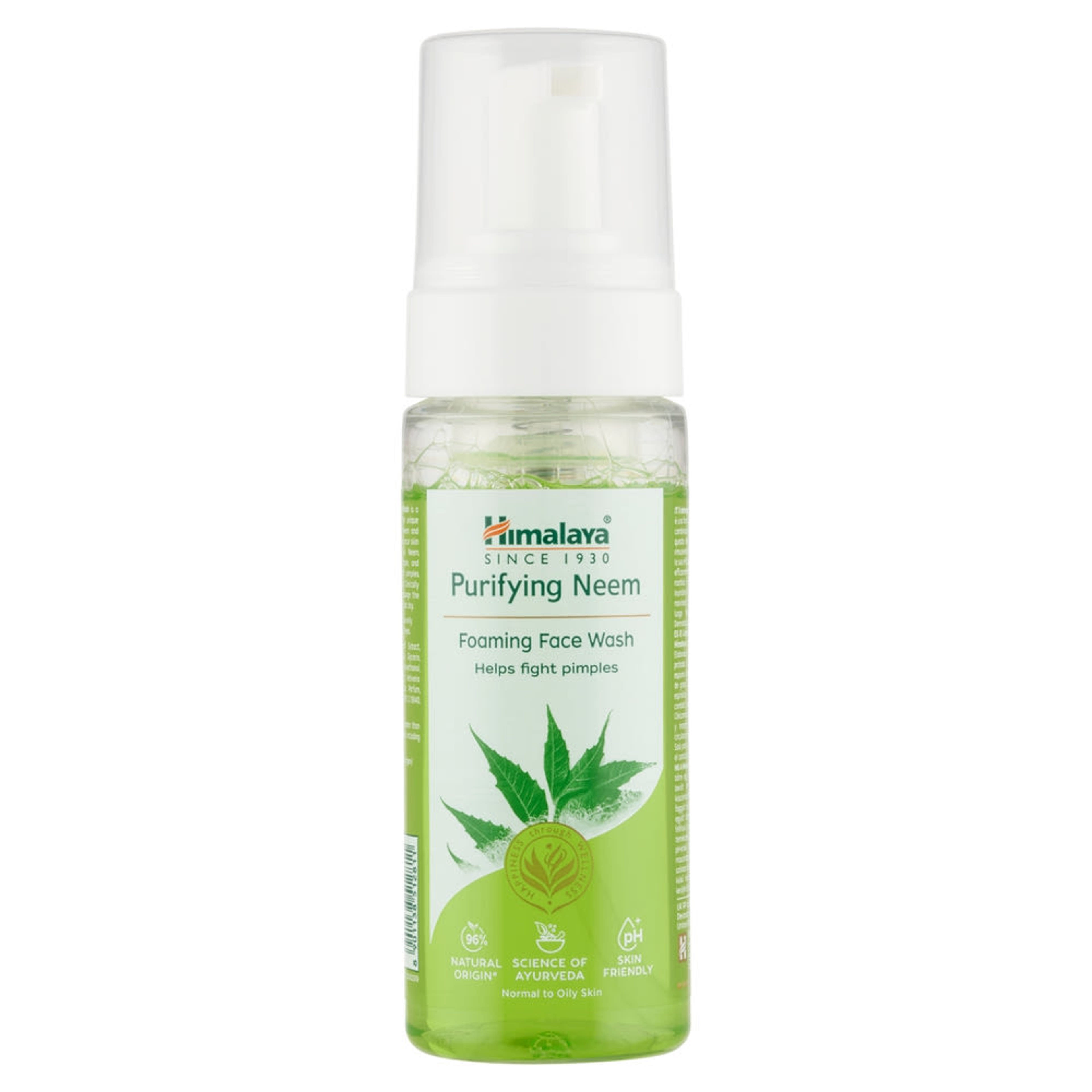 Himalaya Herbals Nim arclemosó normál és zsíros bőrre - 150 ml