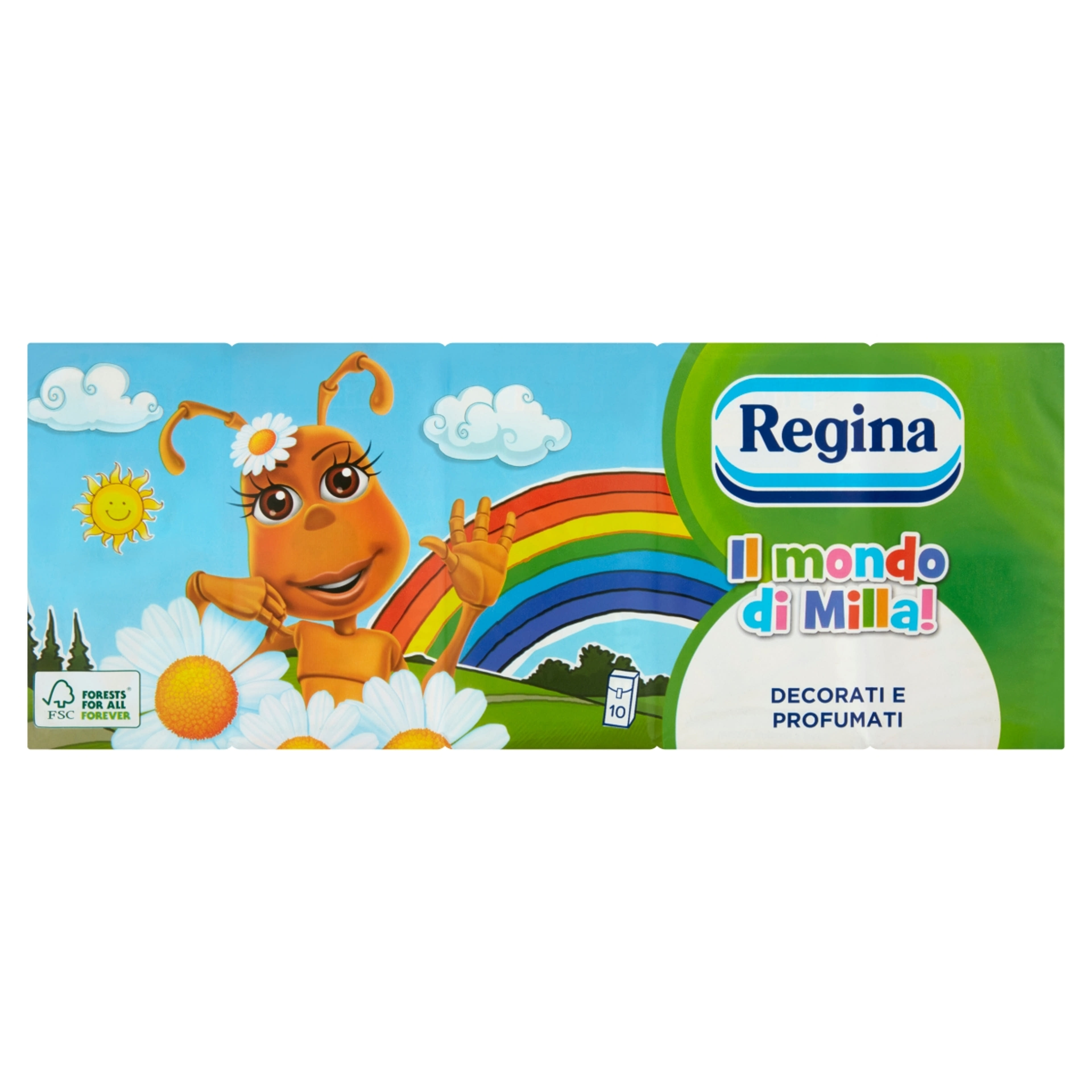 Regina Milla Kid papírzsebkemdő 4 rétegű - 90 db-1