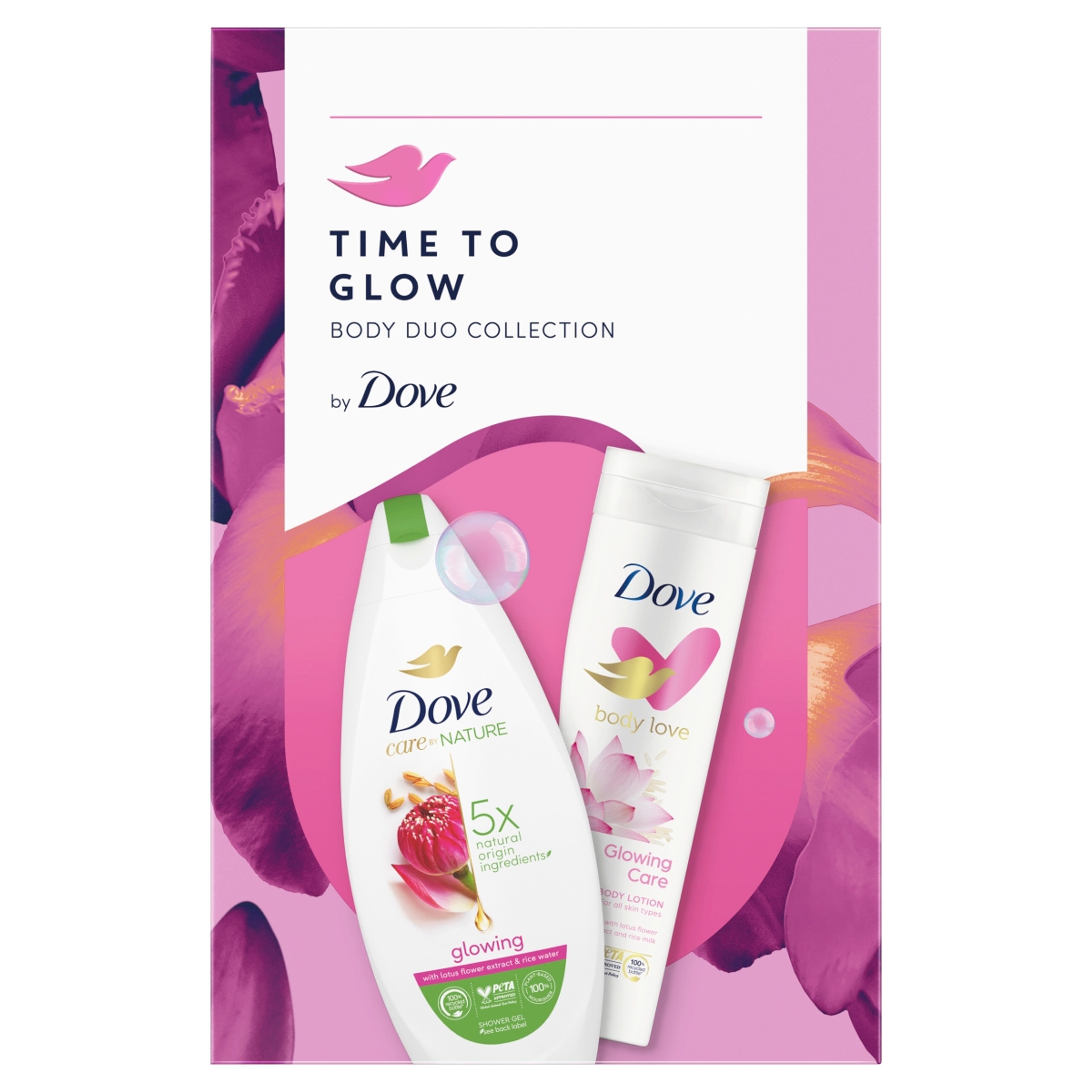 Dove Glowing bőrtápláló ajándékcsomag - 1 db-1