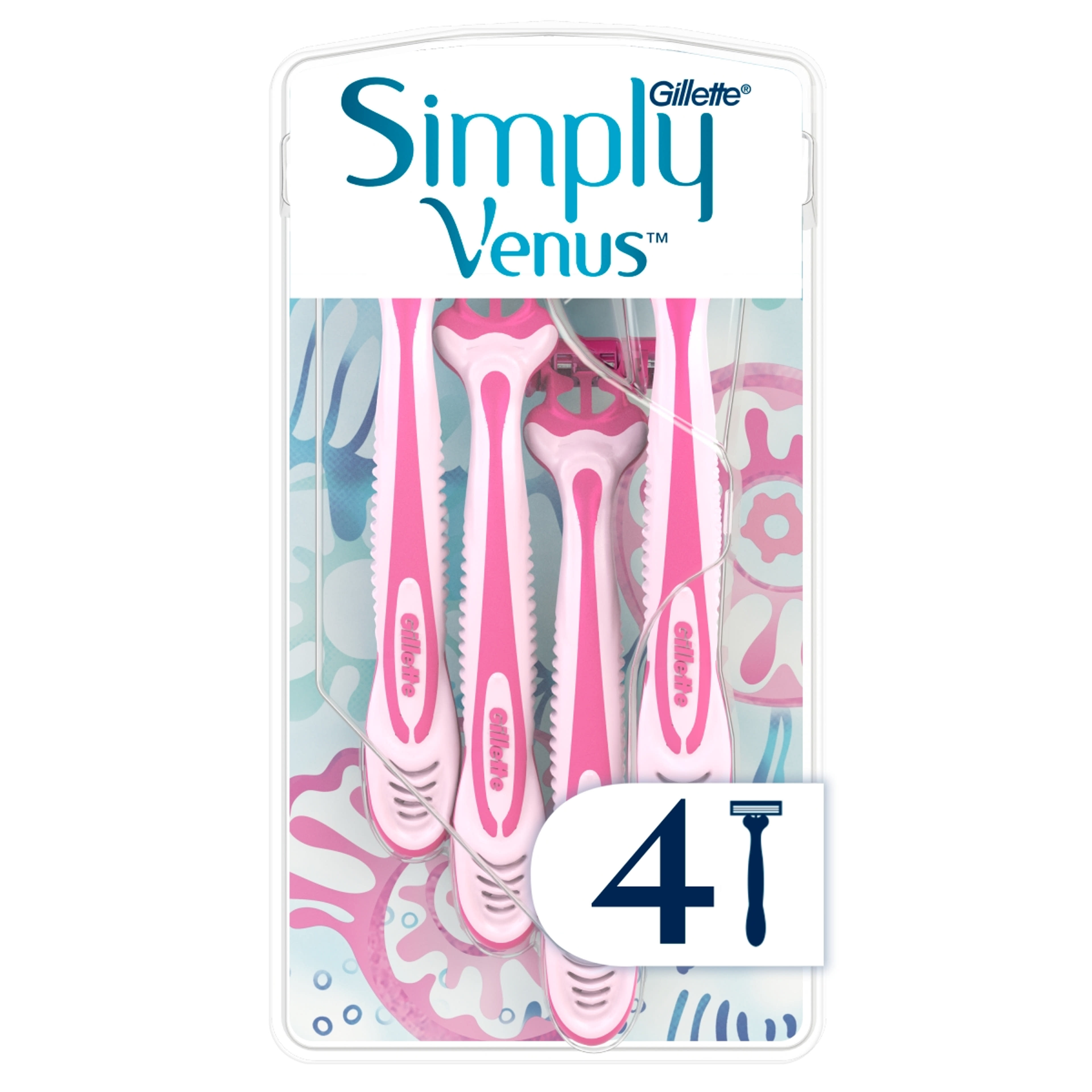 Gillette Simply Venus nőo eldobhatő borotva 3 pengés - 4 db-2