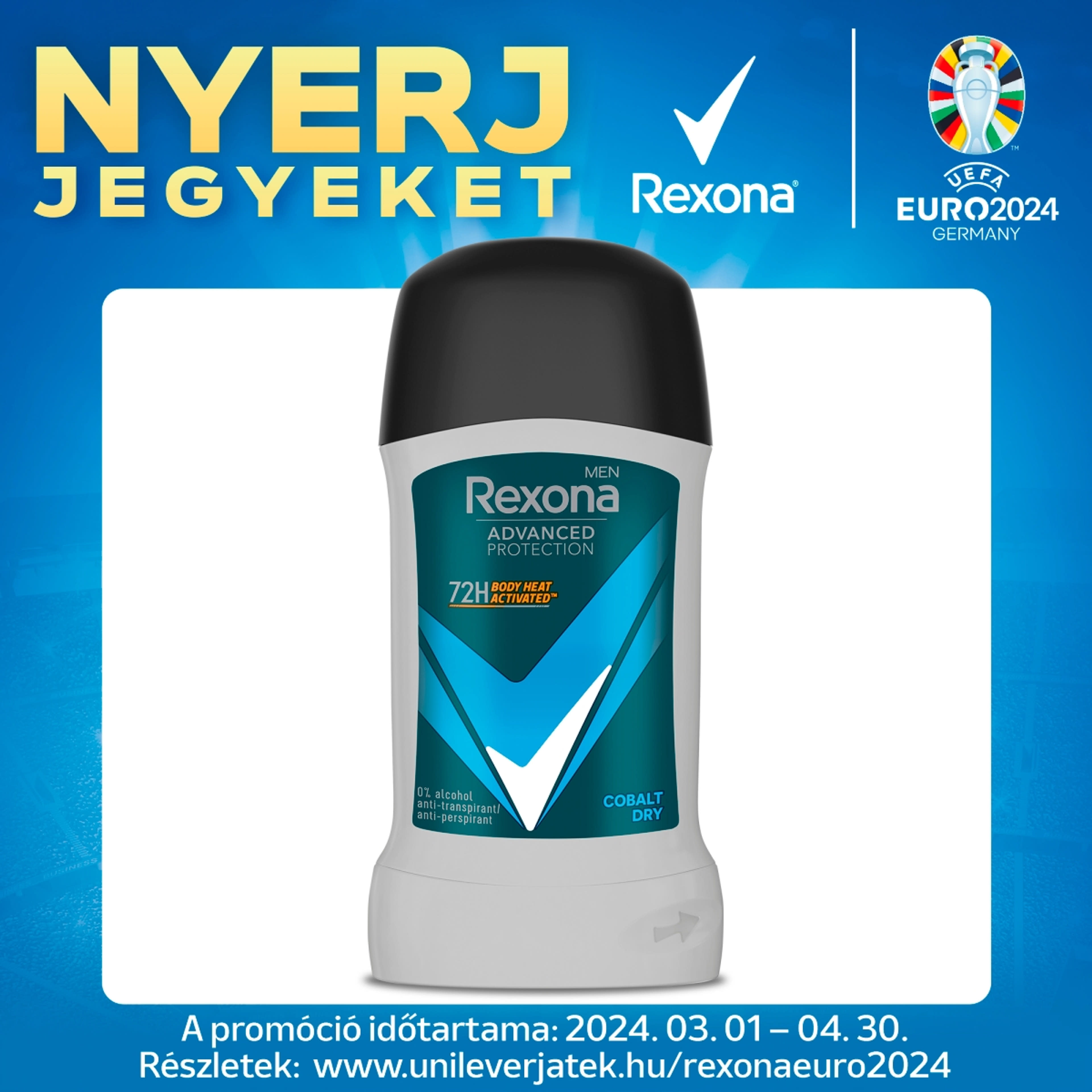 Rexona Men Advanced Protection Cobalt Dry izzadásgátló stift - 50 ml