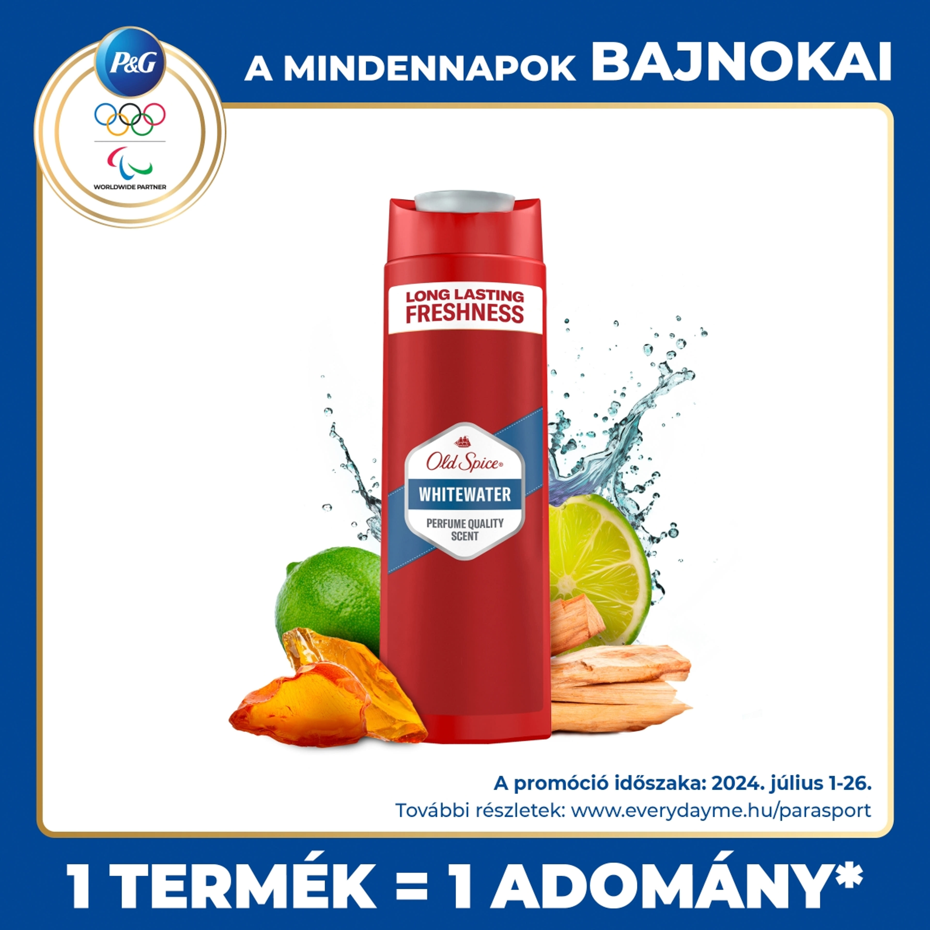 Old Spice Whitewater Tusfürdő Férfiaknak - 400 ml