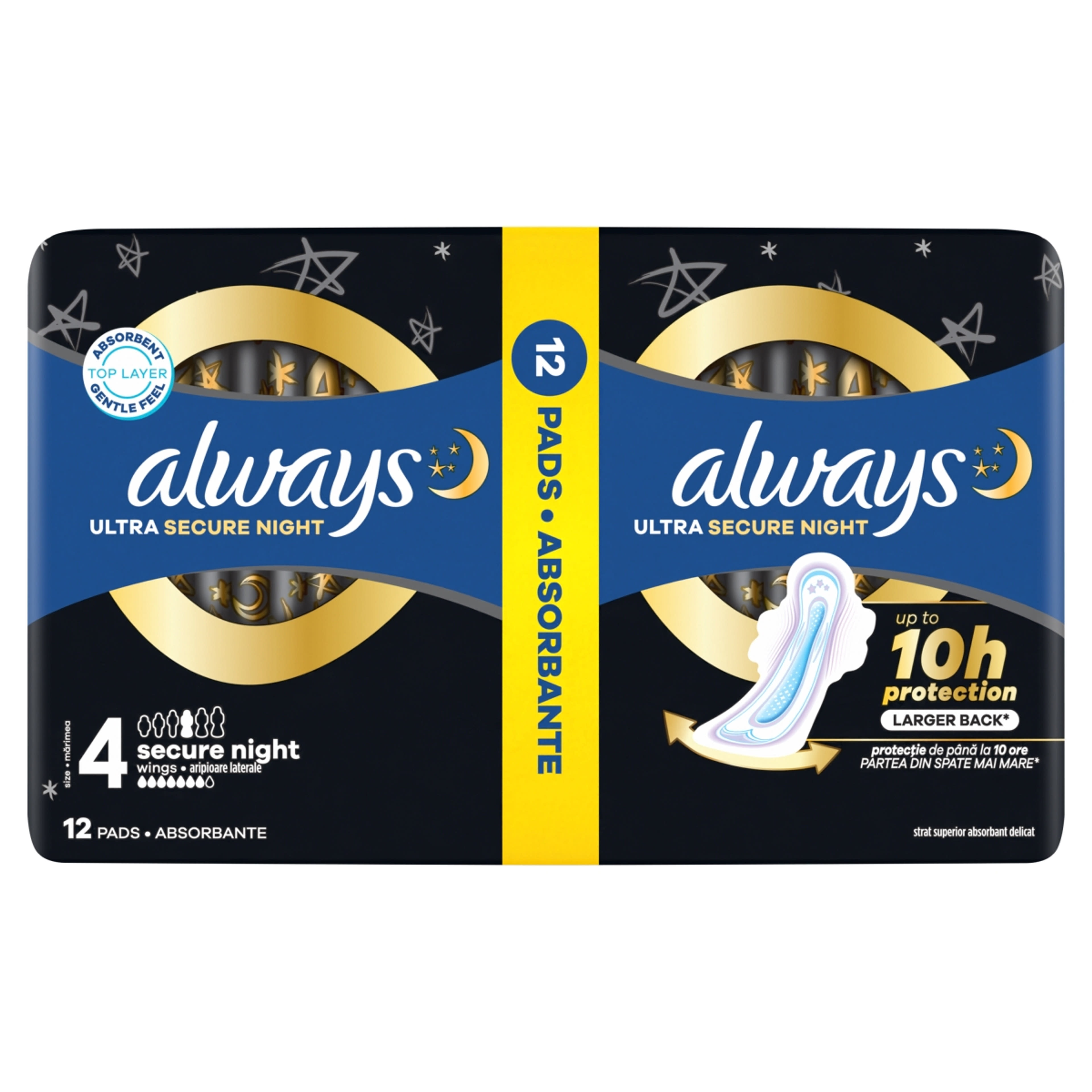 Always Ultra Extra Night Protection intim betét - 12 db