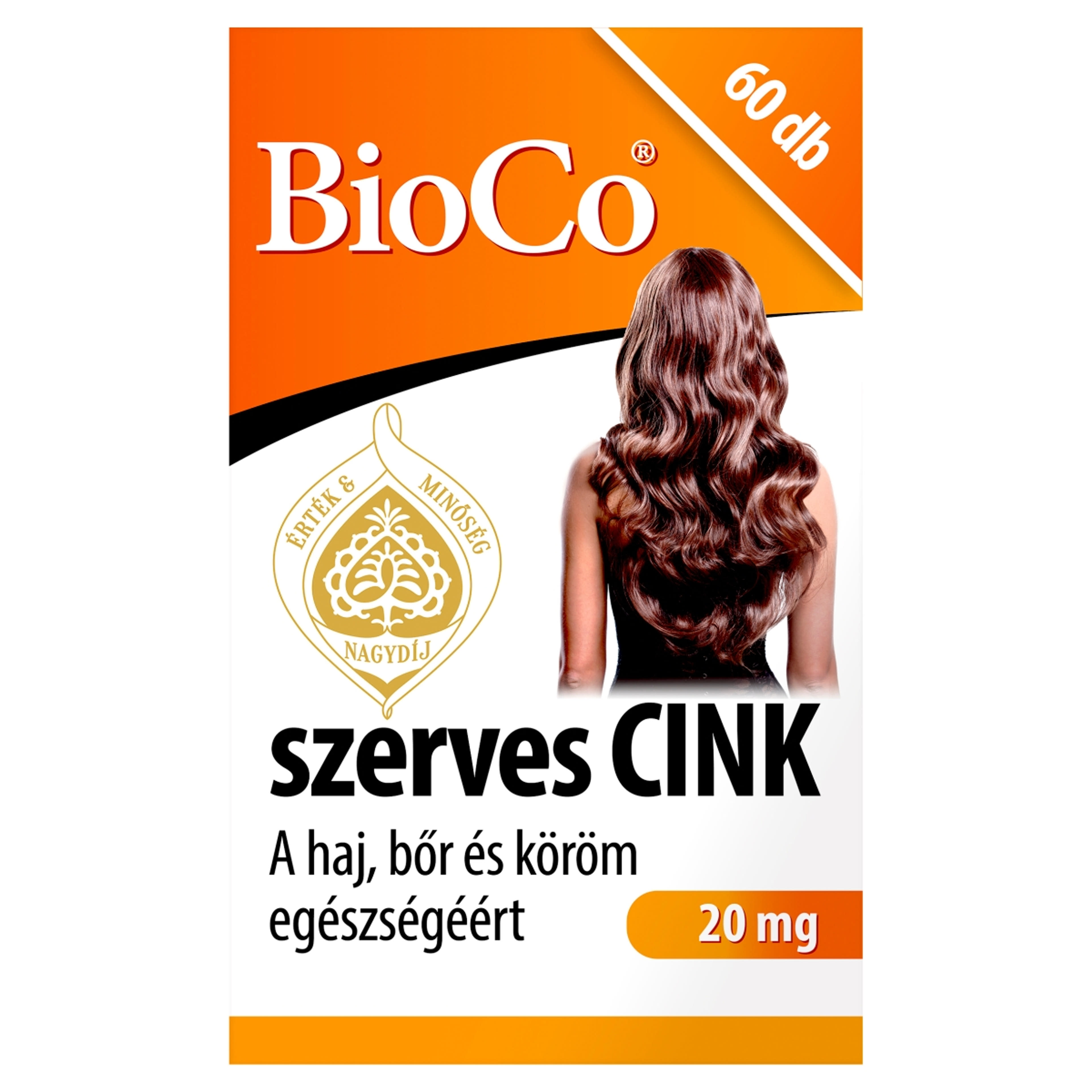 Bioco szerves cink tabletta - 60 db