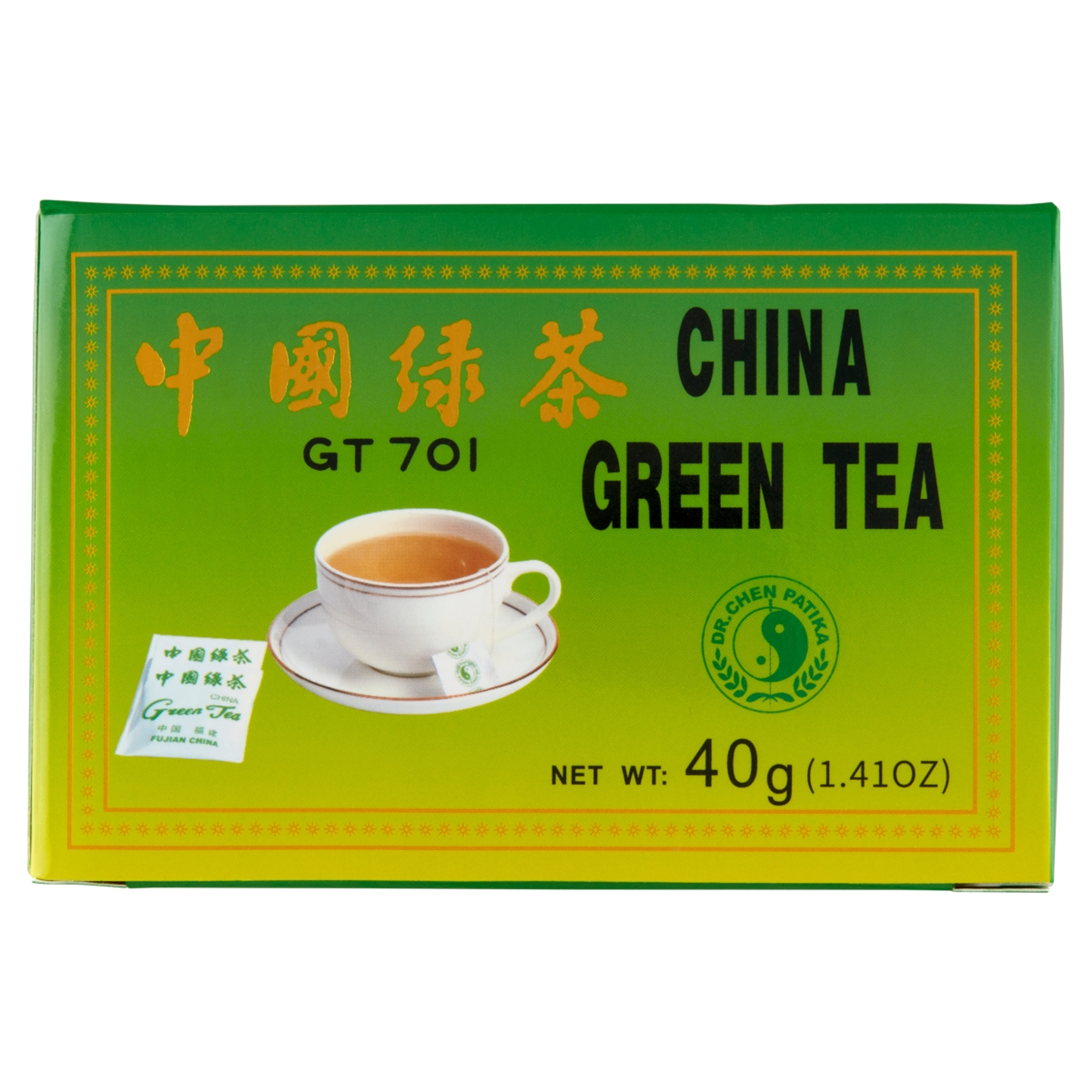 Dr. Chen Patika Eredeti kínai zöld tea, filteres - 40 g-1