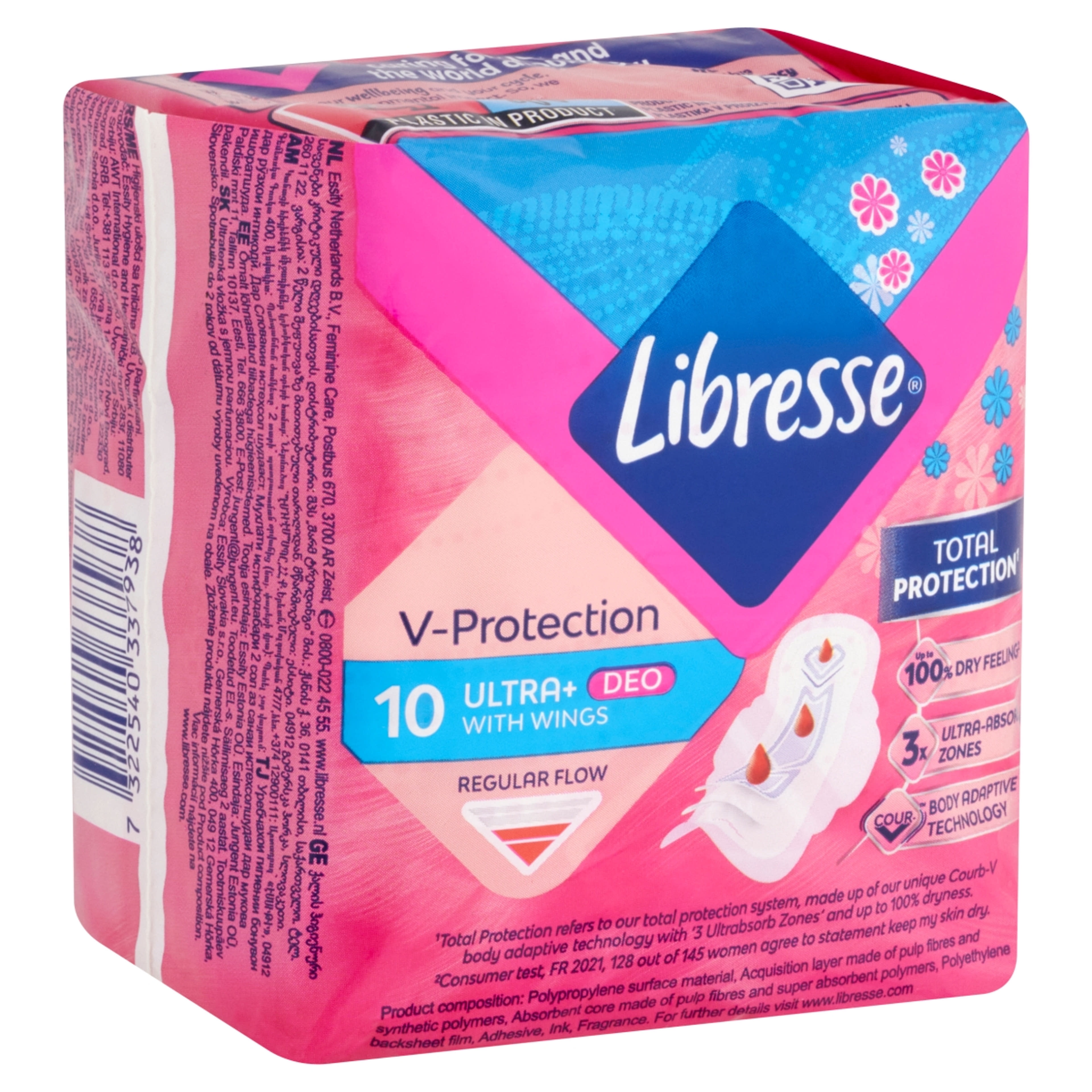 Libresse Ultra Normal Deo Fresh egészségügyi betét - 10 db-2