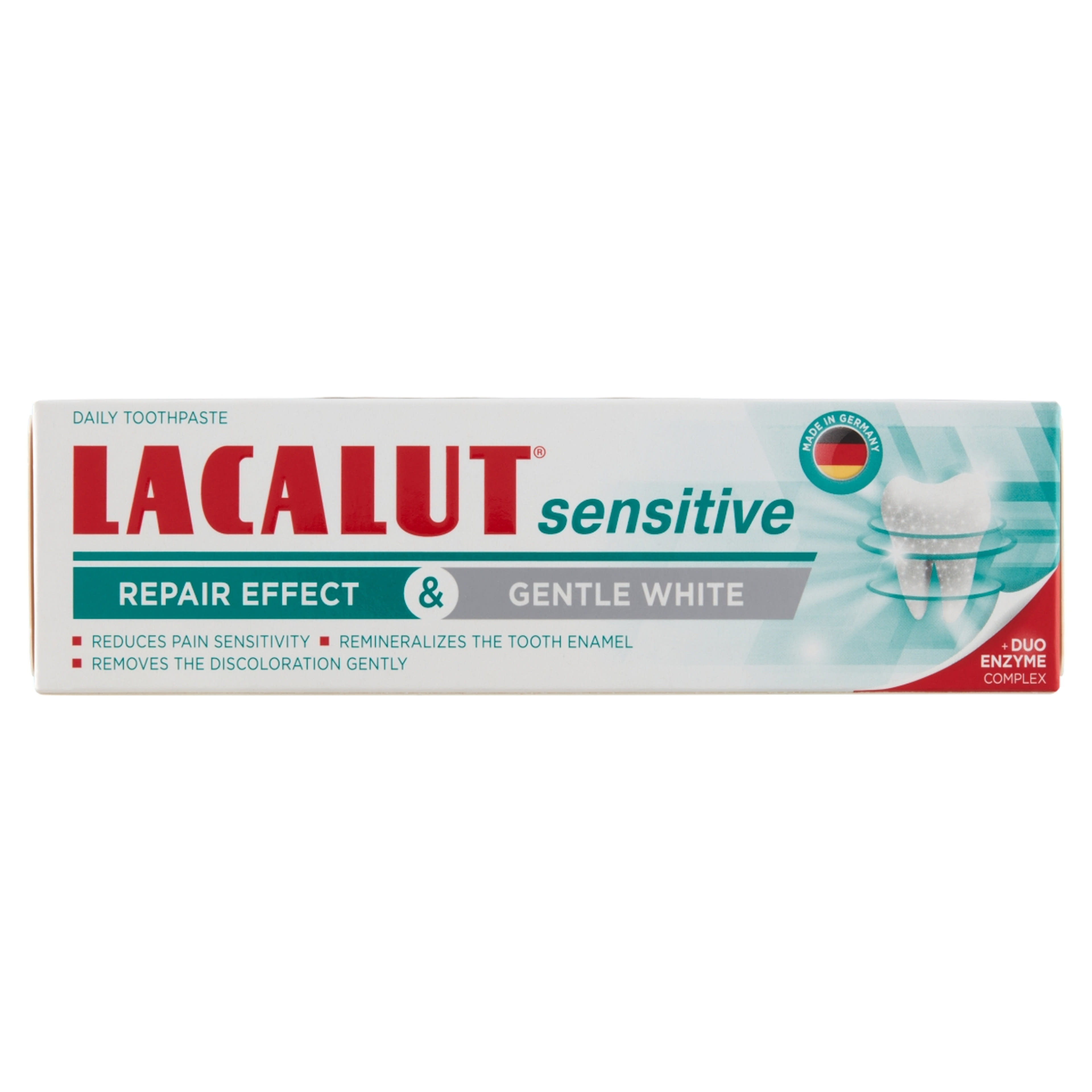 Lacalut Sensitive Repair Effect & Gentle White fogkrém - 75 ml