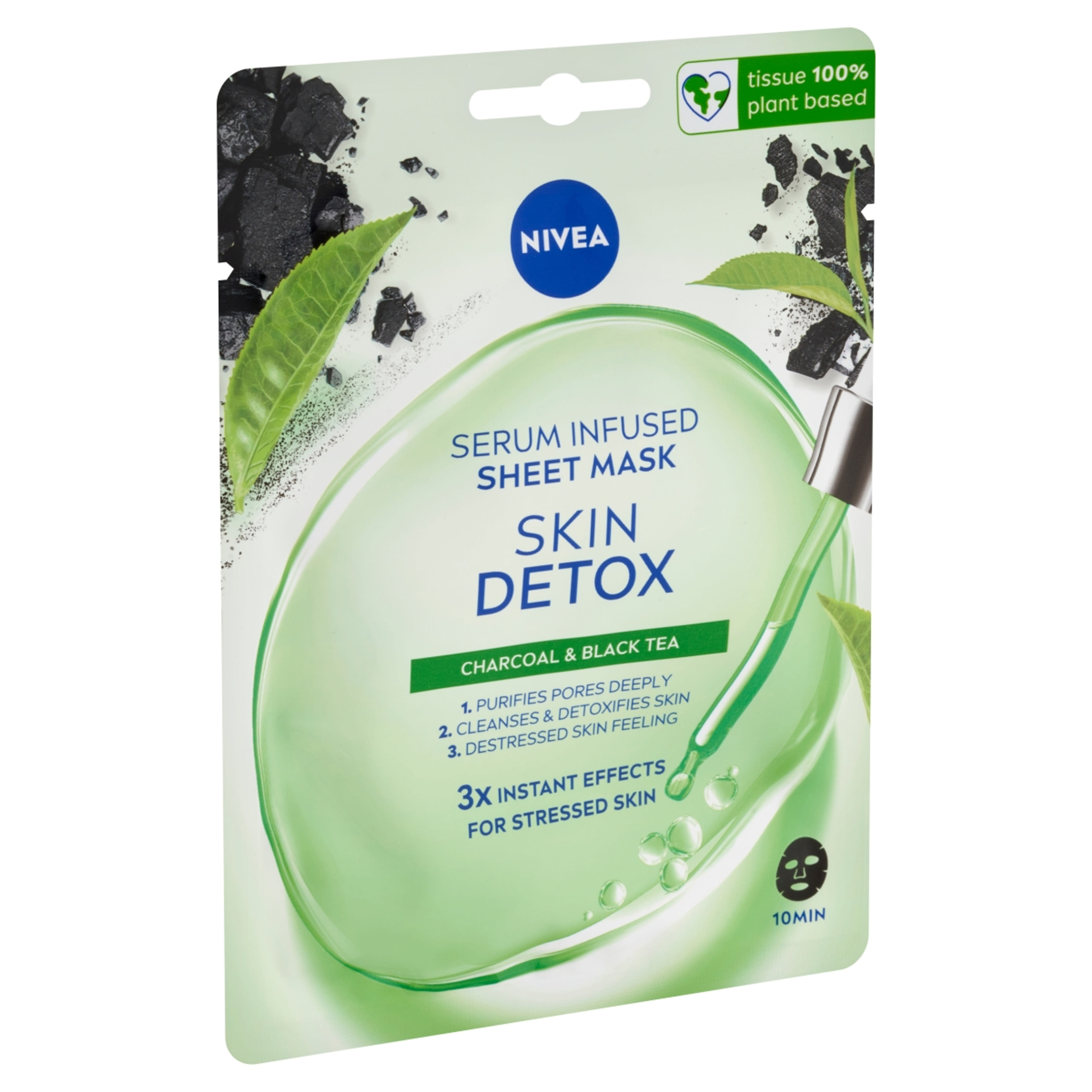 Nivea urban skin 10 méregtelenítő fátyolmaszk - 1 db-2