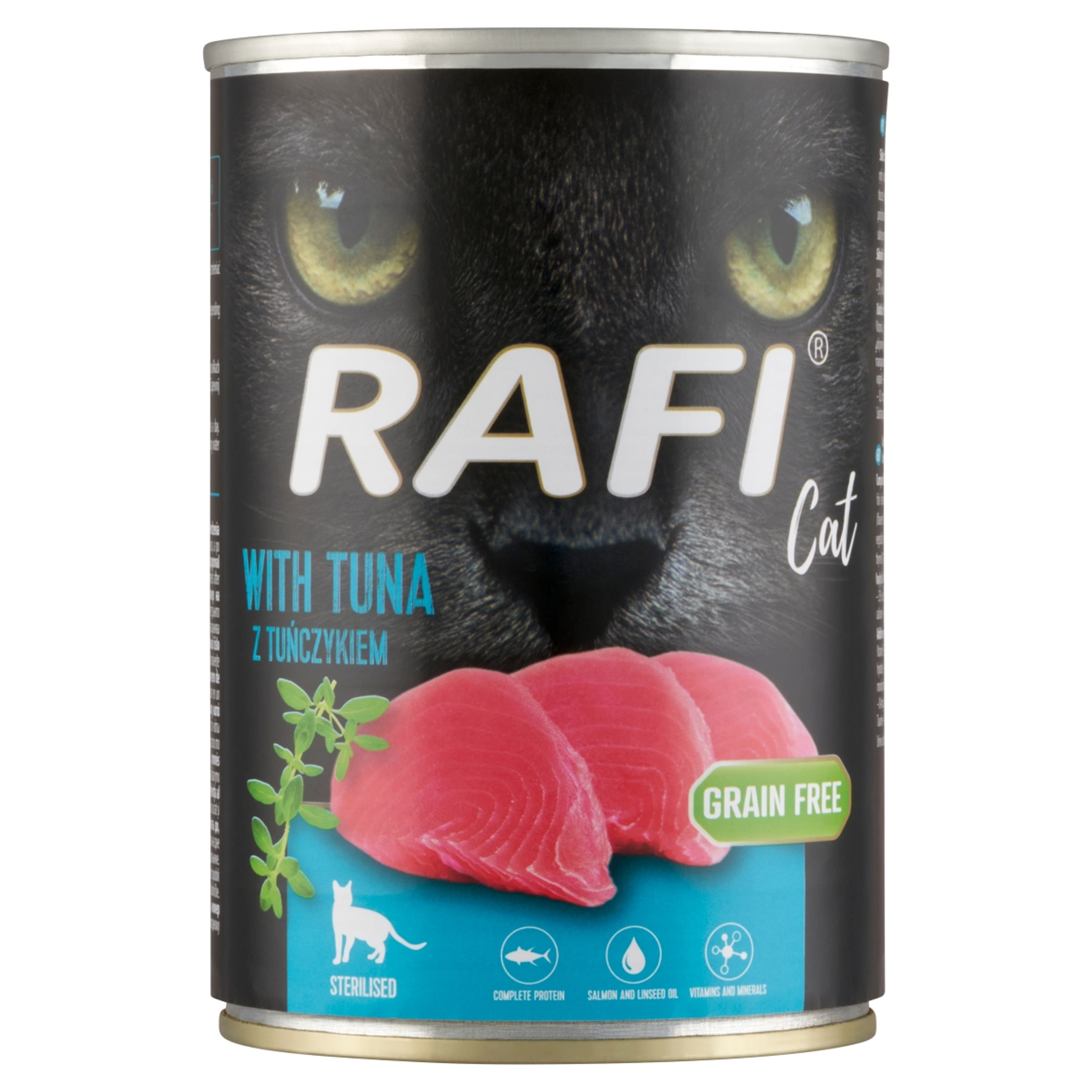 Rafi Cat Adult Grain Free pásétom macskáknak, tonhal - 400 g-1