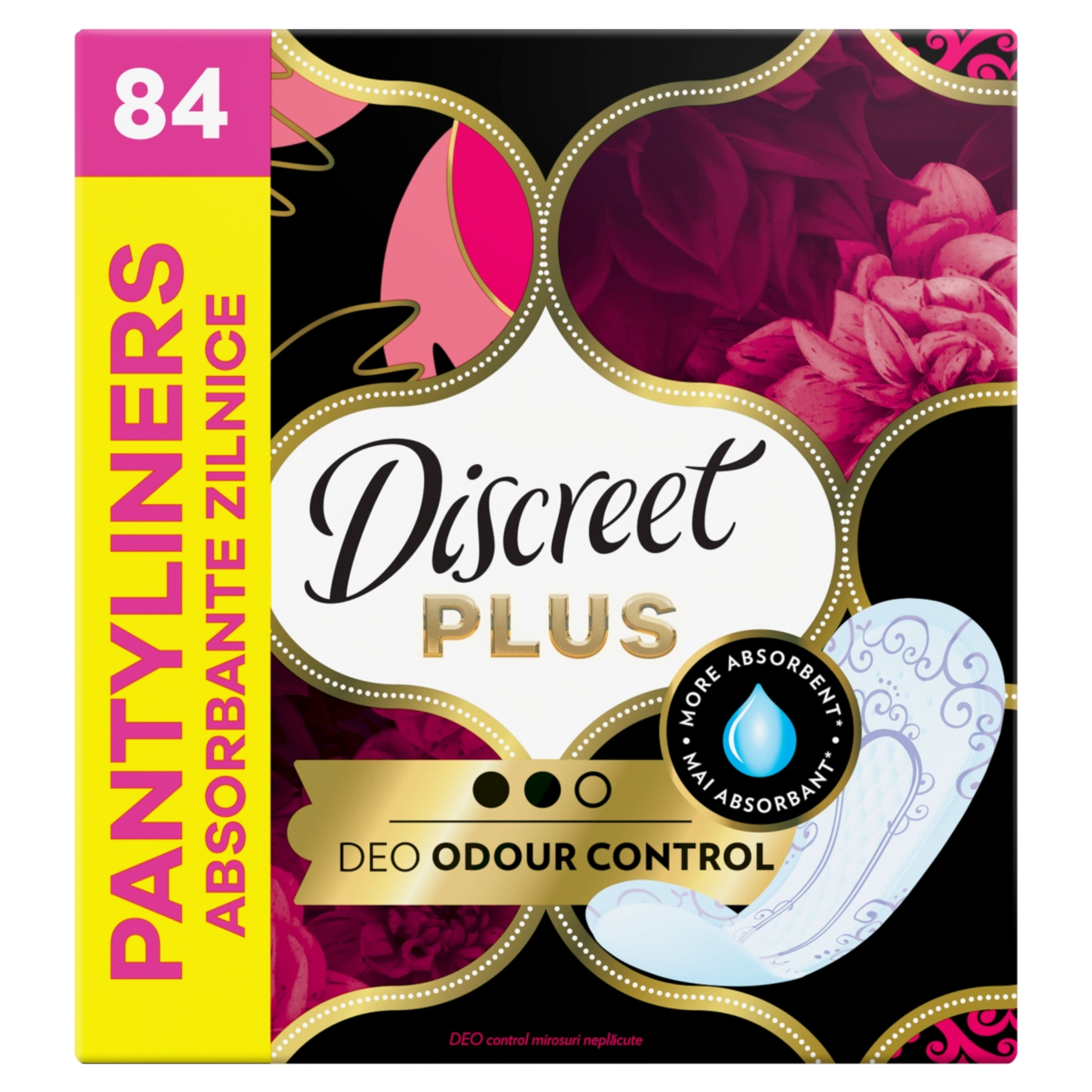 Discreet Protective Odour Control Plus tisztasági betét - 84 db-1