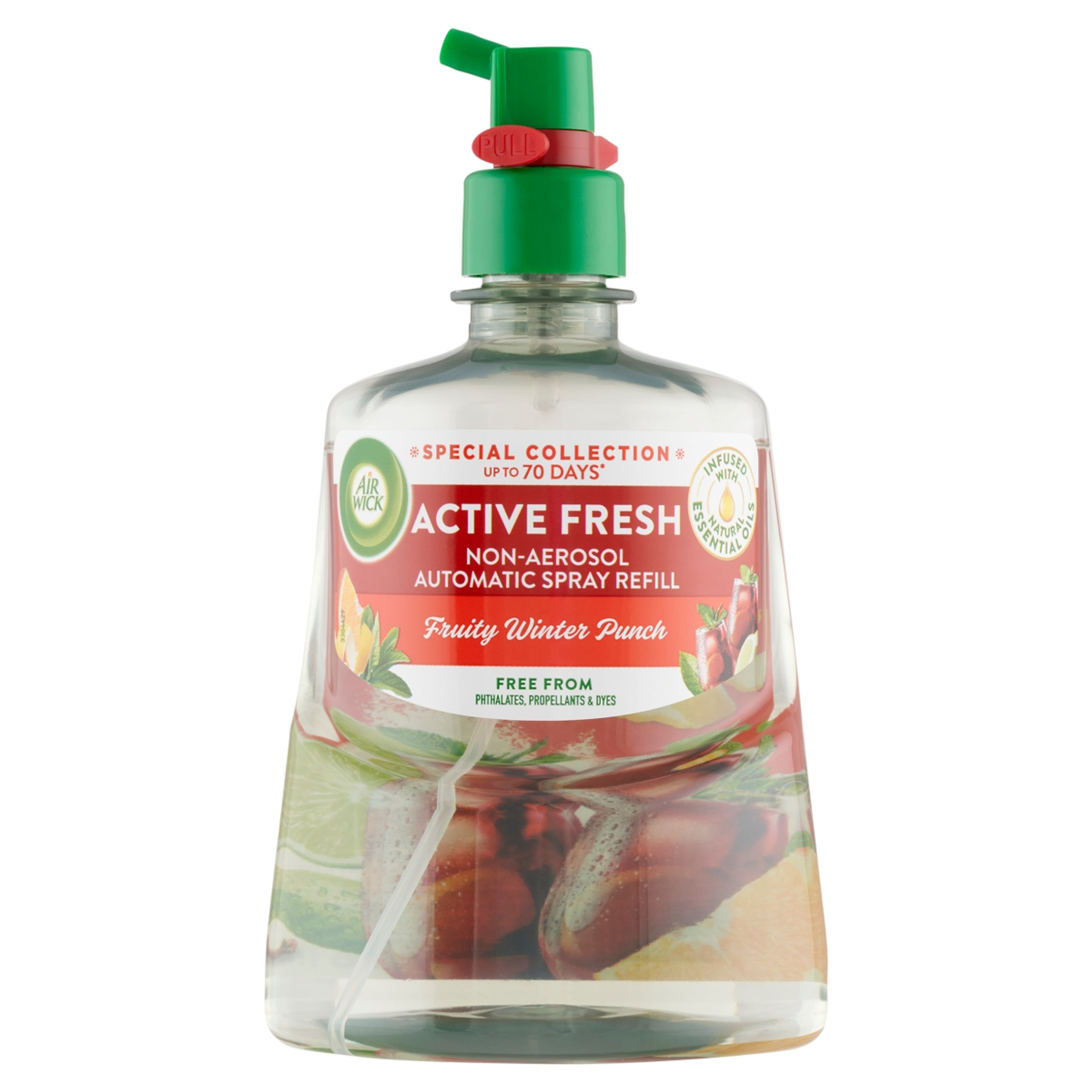 Air Wick Active Fresh automata légfrissítő utántöltő téli puncs illattal - 228 ml