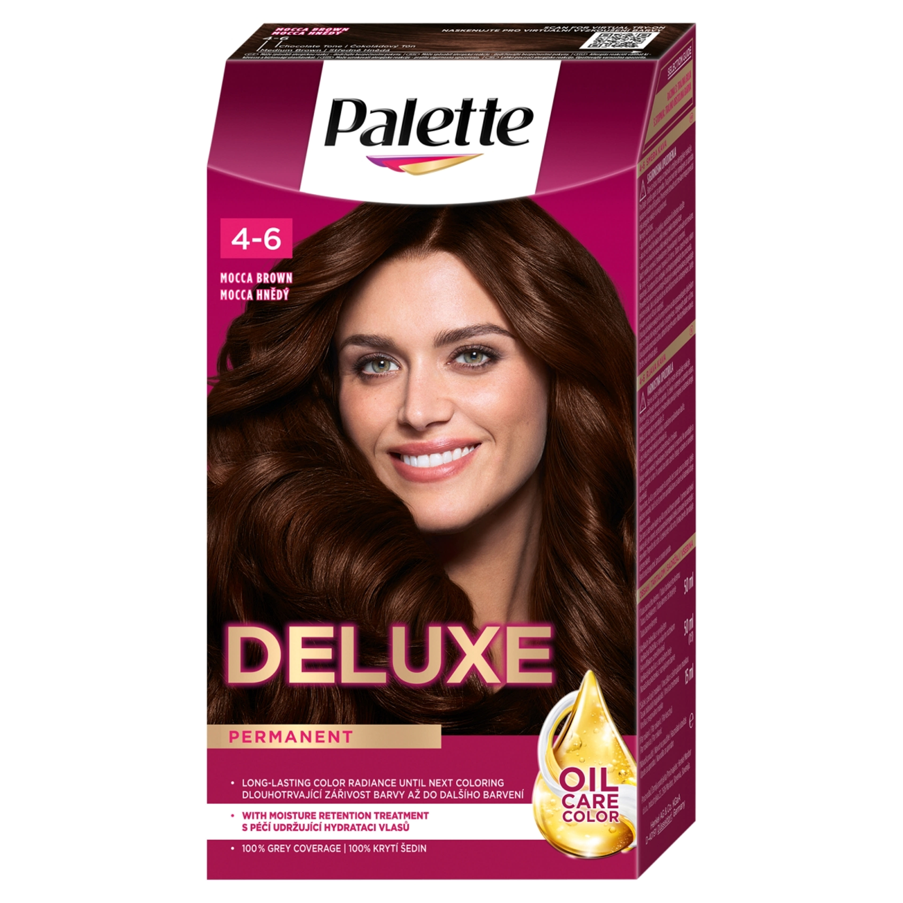 Schwarzkopf Palette Deluxe hajfesték /4-6 mokka barna - 1 db-1
