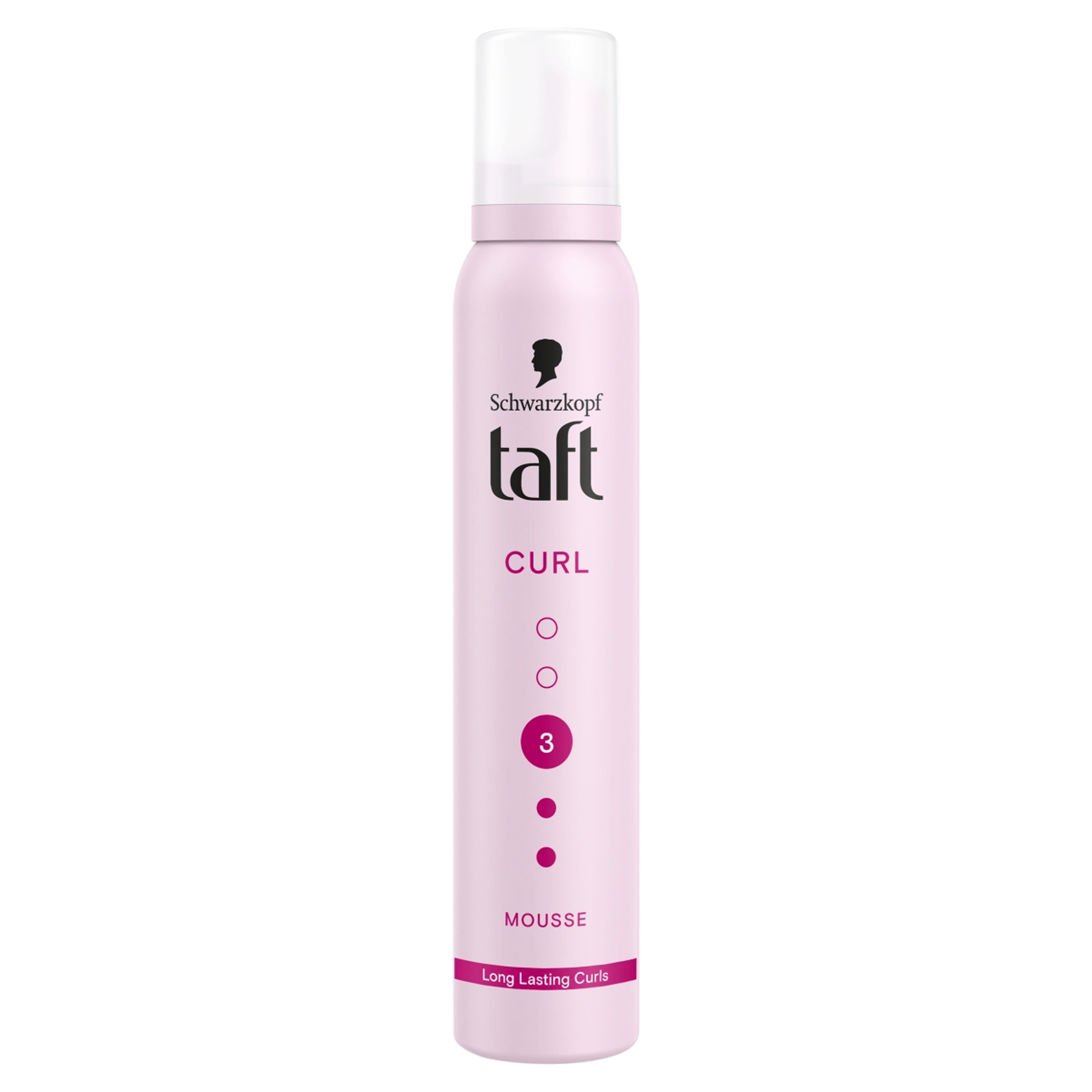 Taft Curl hajrögzítő hab hullámos hajra - 200 ml