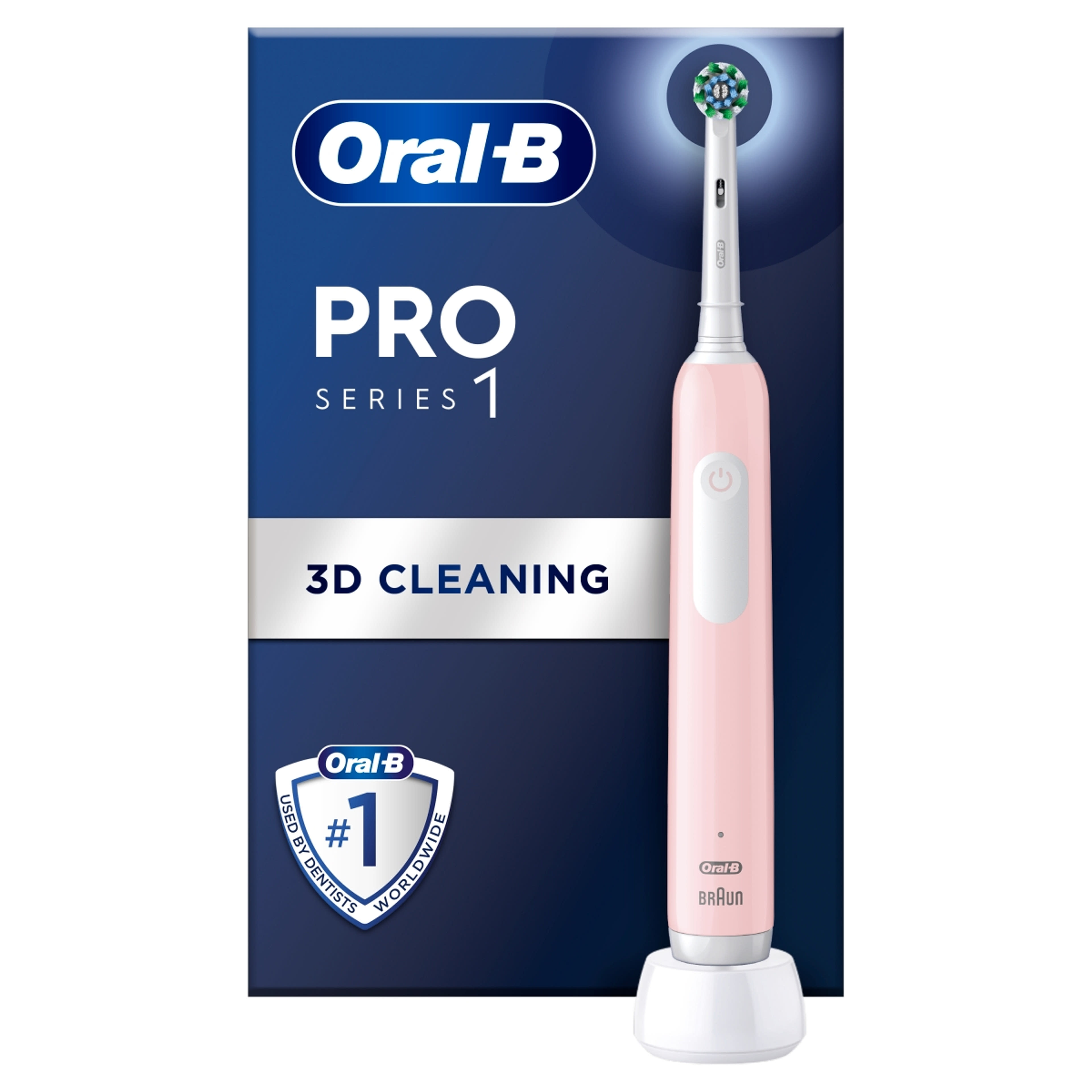 Oral-B Pro 1 900 Cross Action elektromos fogkefe /pink - 1 db-7