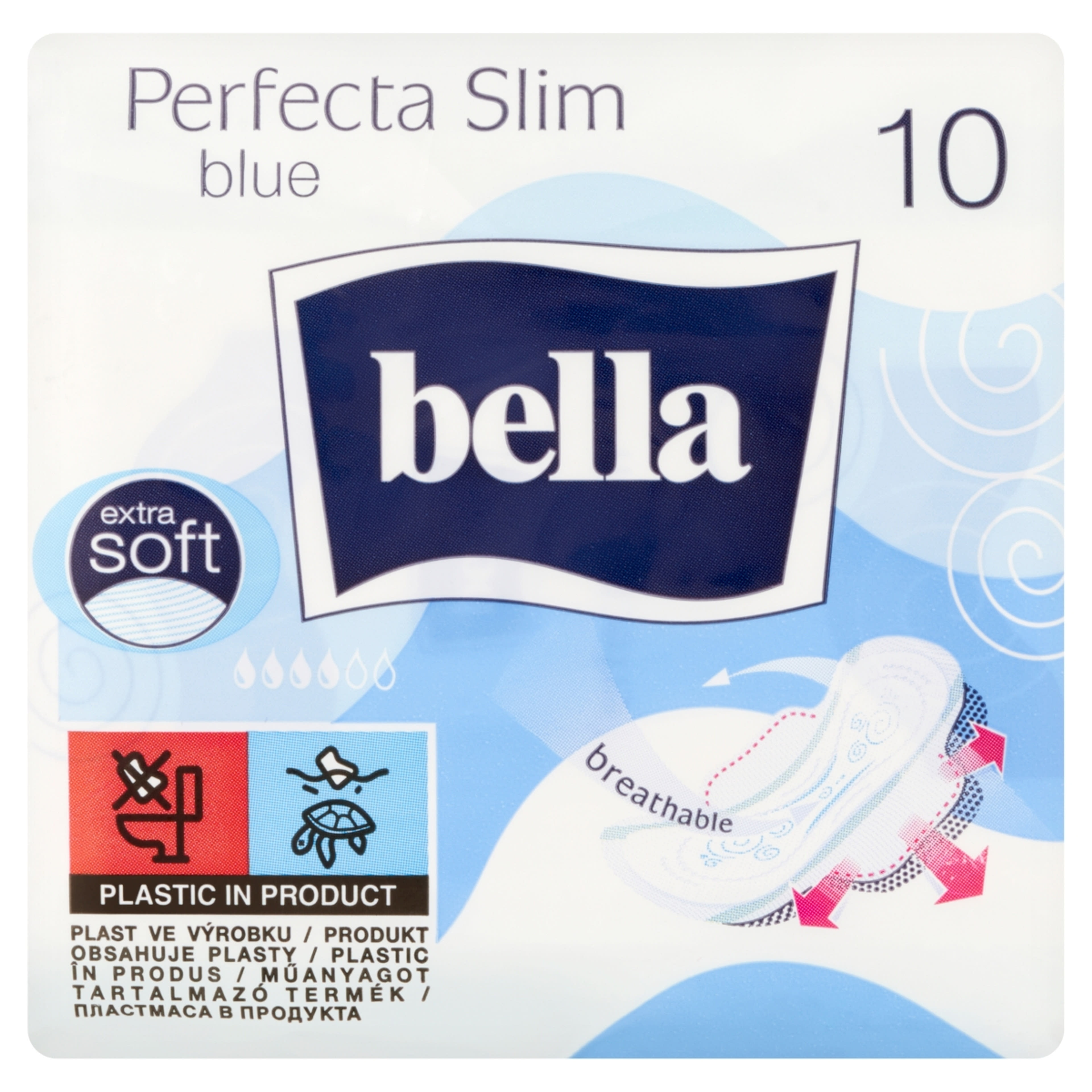 Bella Blue egészségügyi betét - 10 db