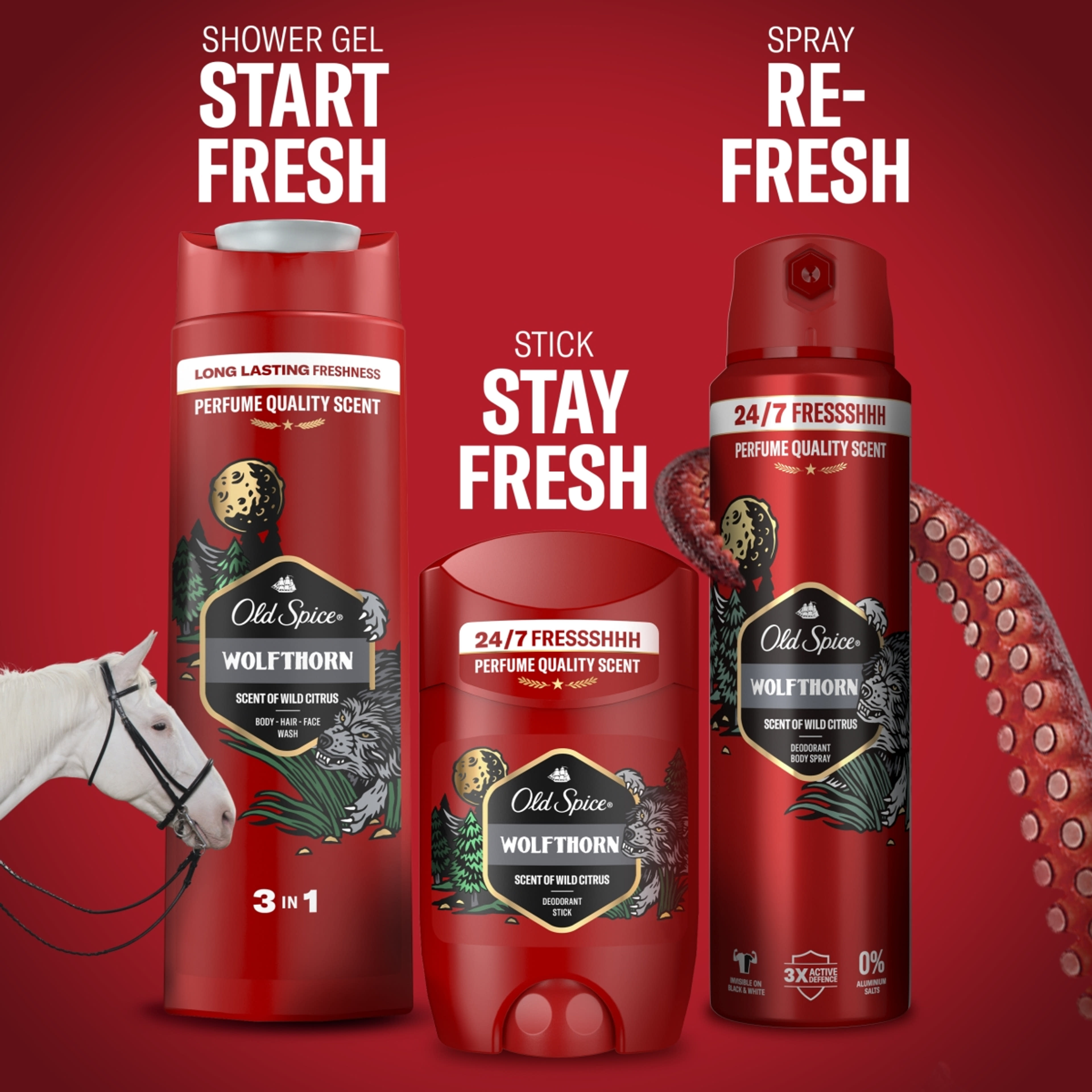 Old Spice Wolfthorn dezodor spray férfiaknak - 200 ml-8