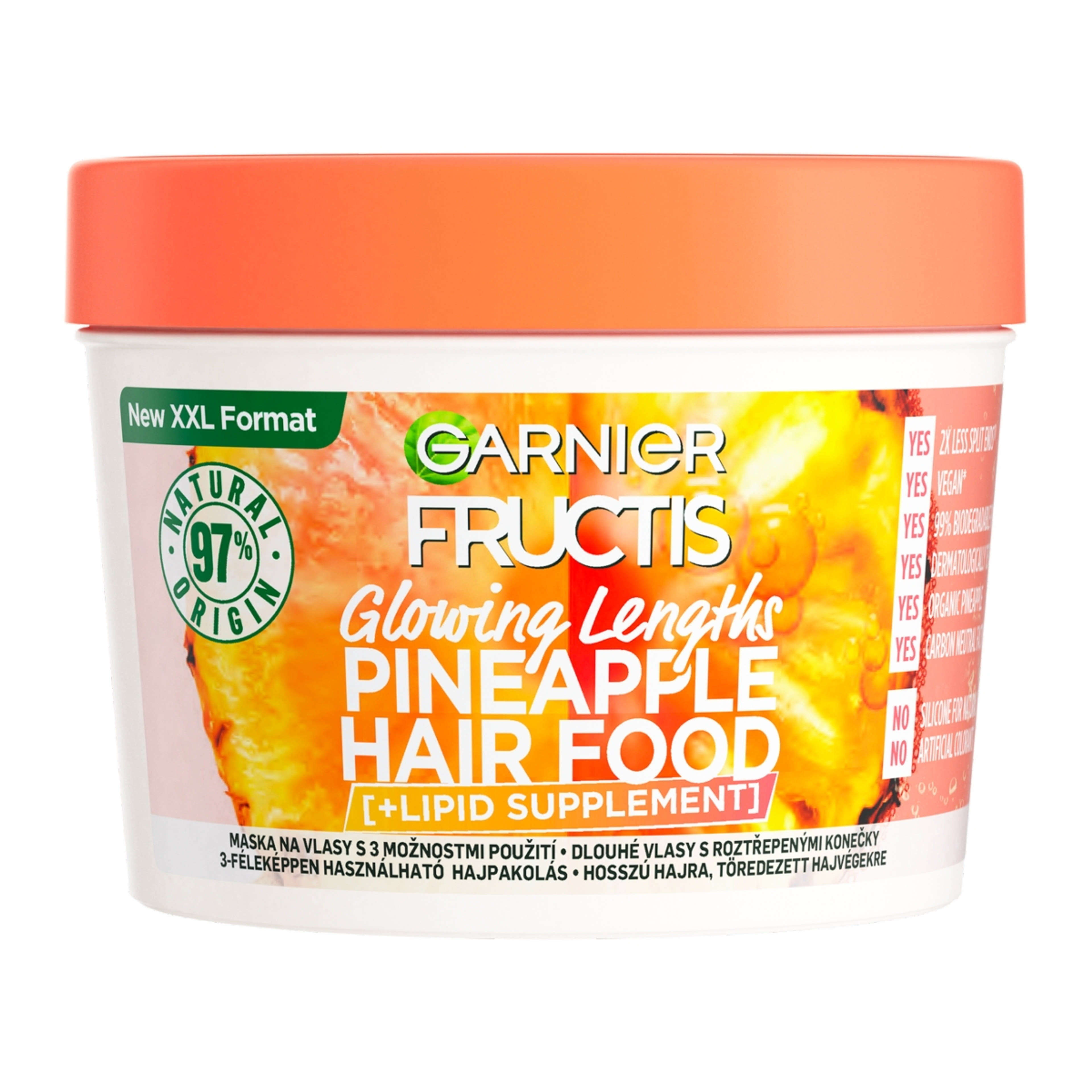 Garnier Fructis Hair Food Pineapple hajpakolás - 400 ml-1