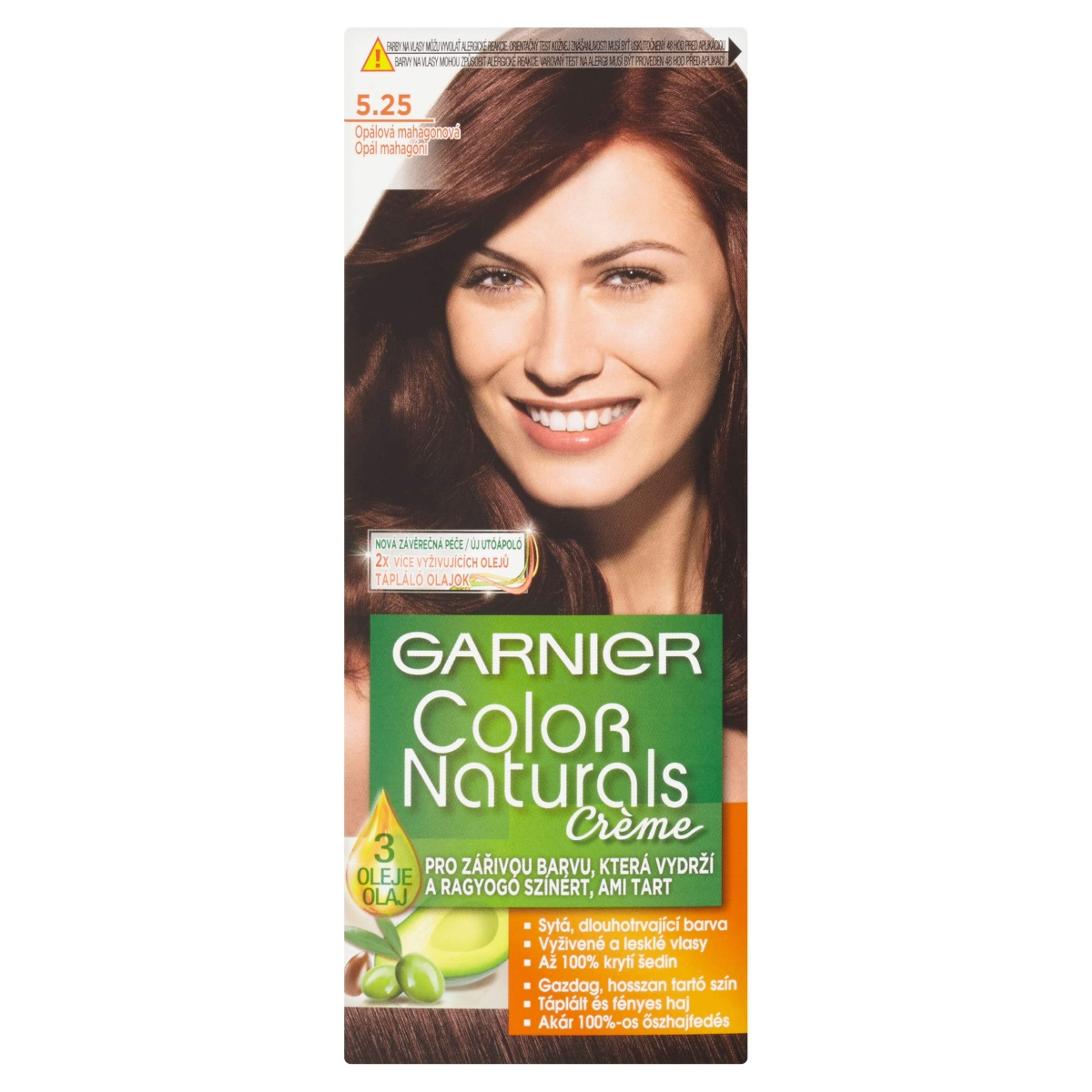 Garnier Color Naturals Tartós hajfesték 5.25 Opál Mahagóni - 1 db