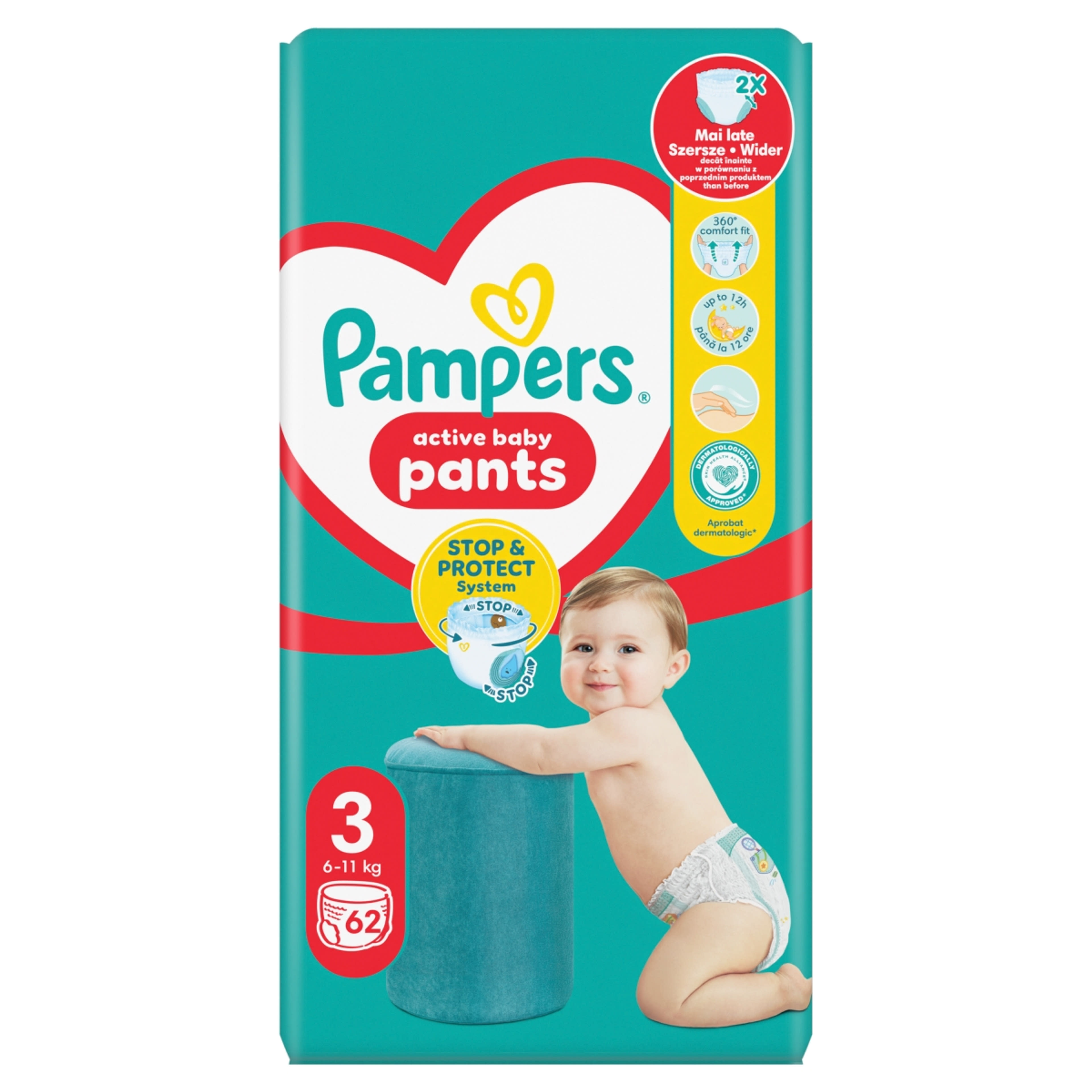 Pampers Pants bugyipelenka jumbo pack 3-as 6-11 kg - 62 db