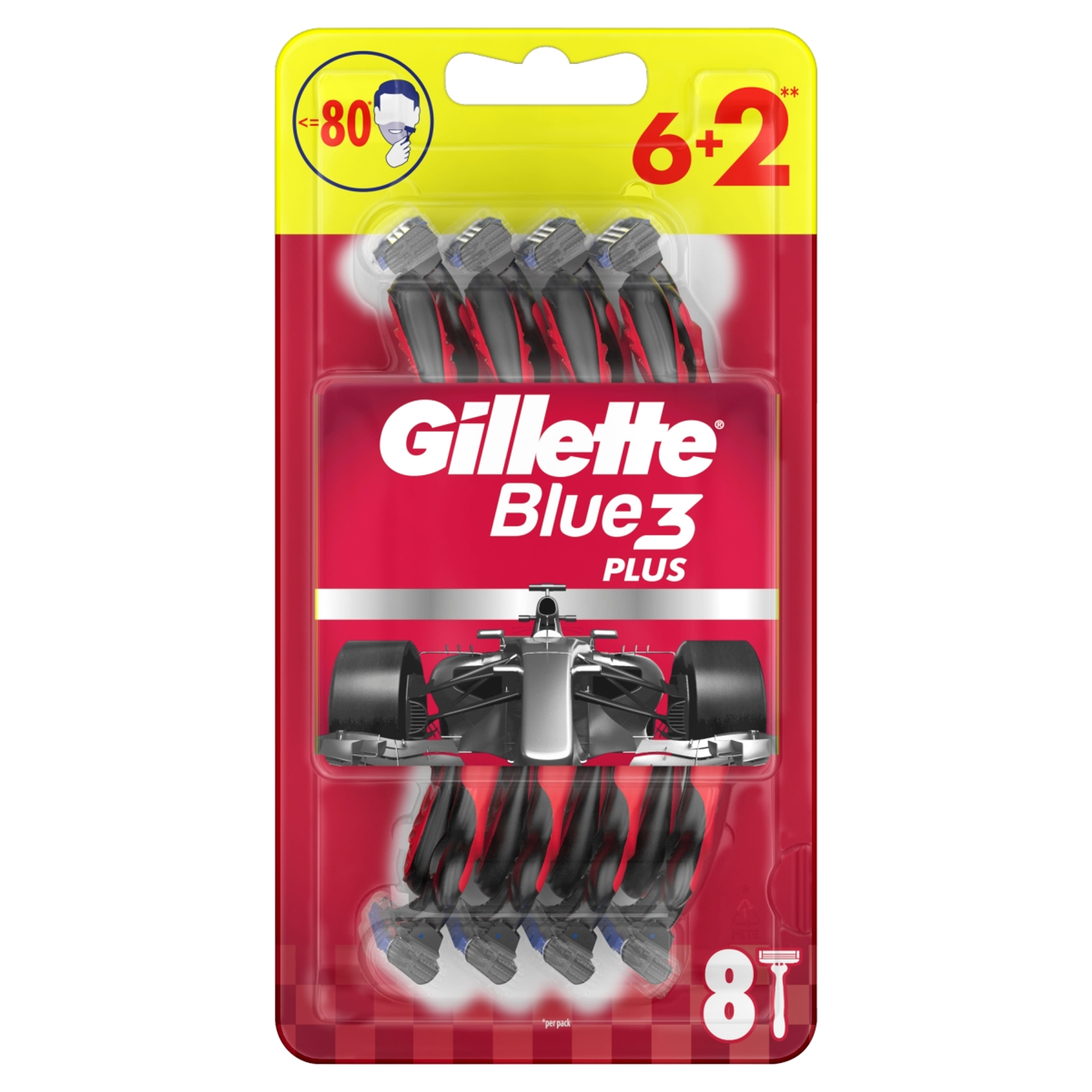 Gillette Blue3 Plus eldobható férfi borotva - 8 db-1