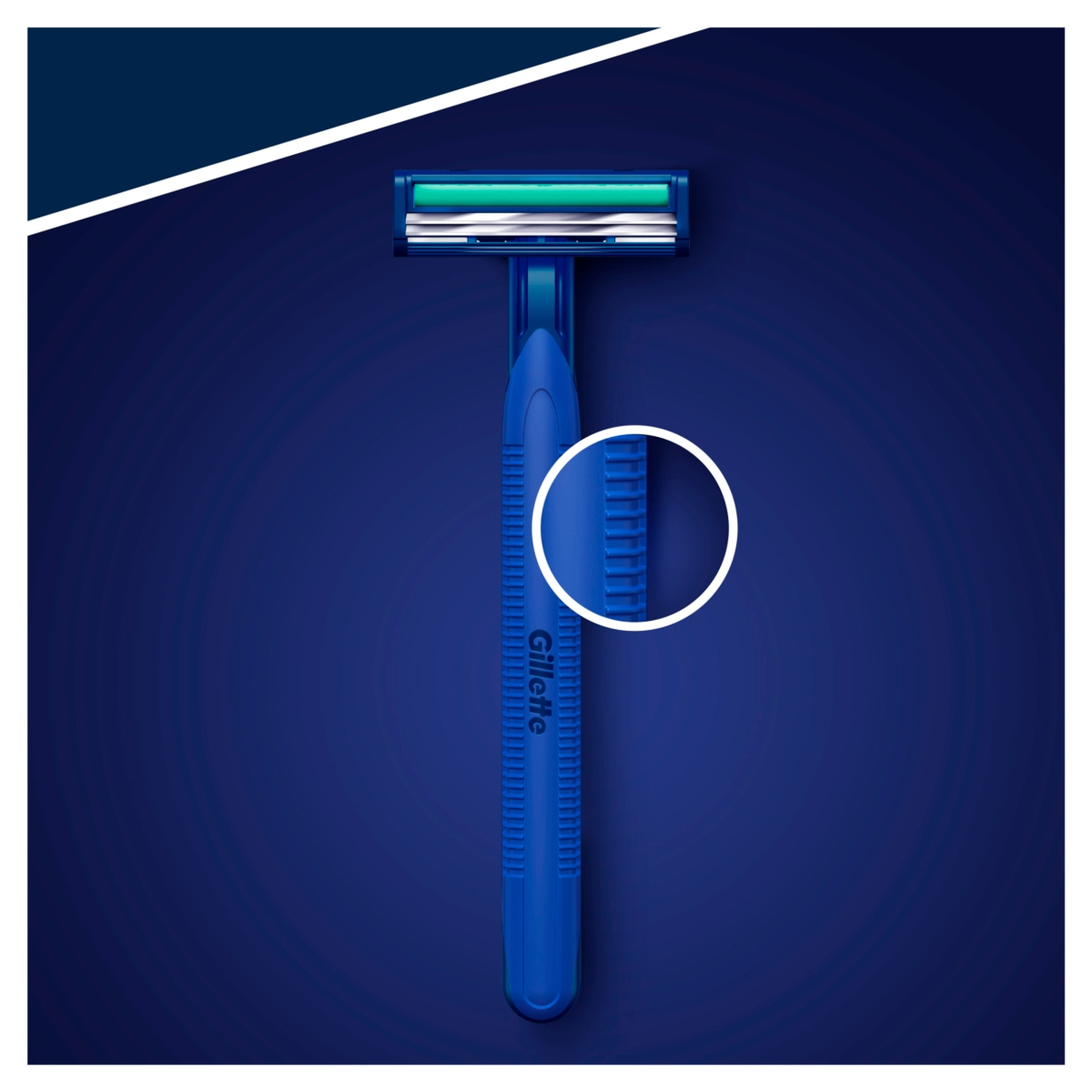 Gillette BlueII Plus eldobható borotvák krémezocsíkkal - 14 db-2