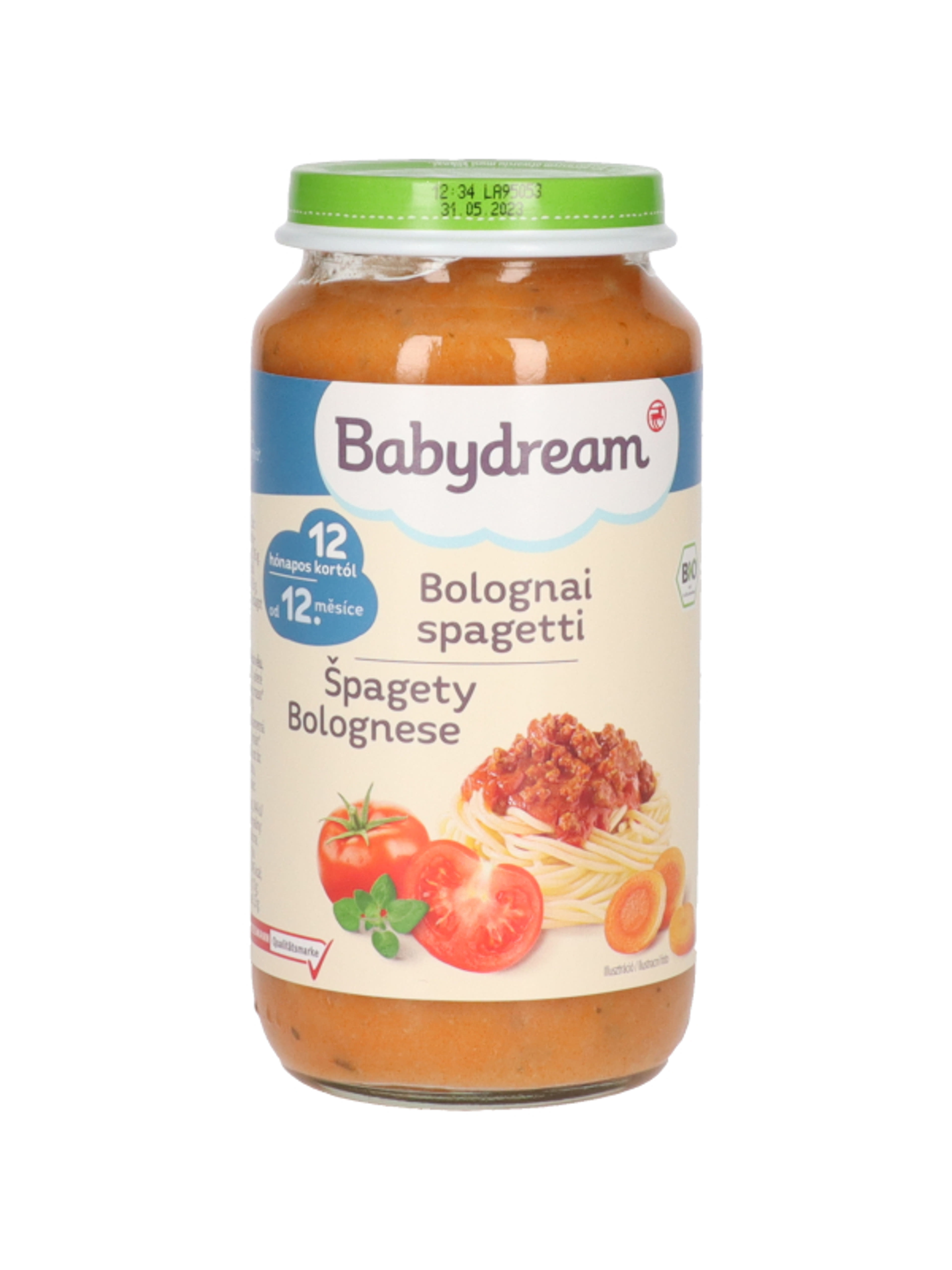 Babydream bio bolognai spagetti 12h - 250 g-1