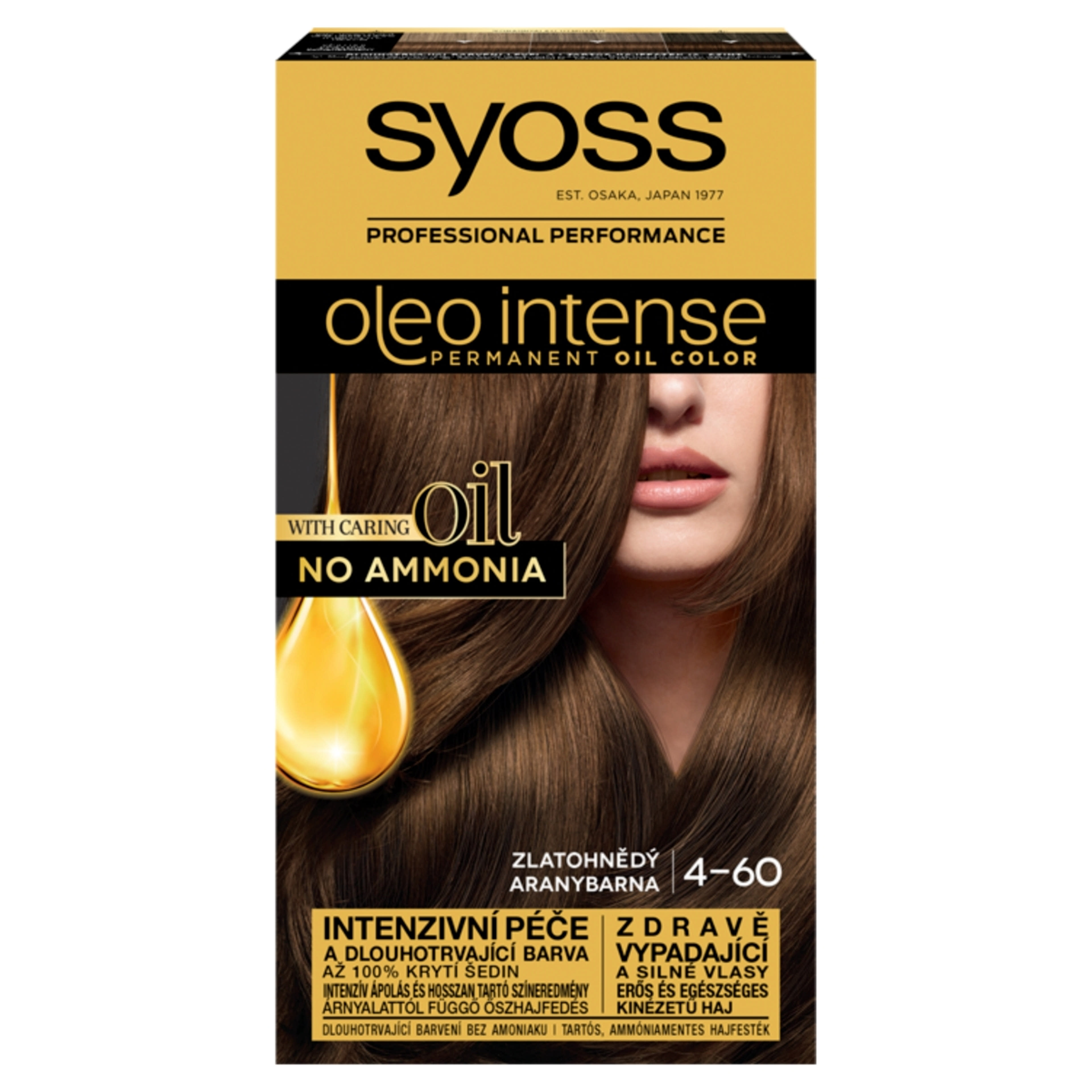 Syoss Color Oleo intenzív olaj hajfesték 4-60 aranybarna - 1 db
