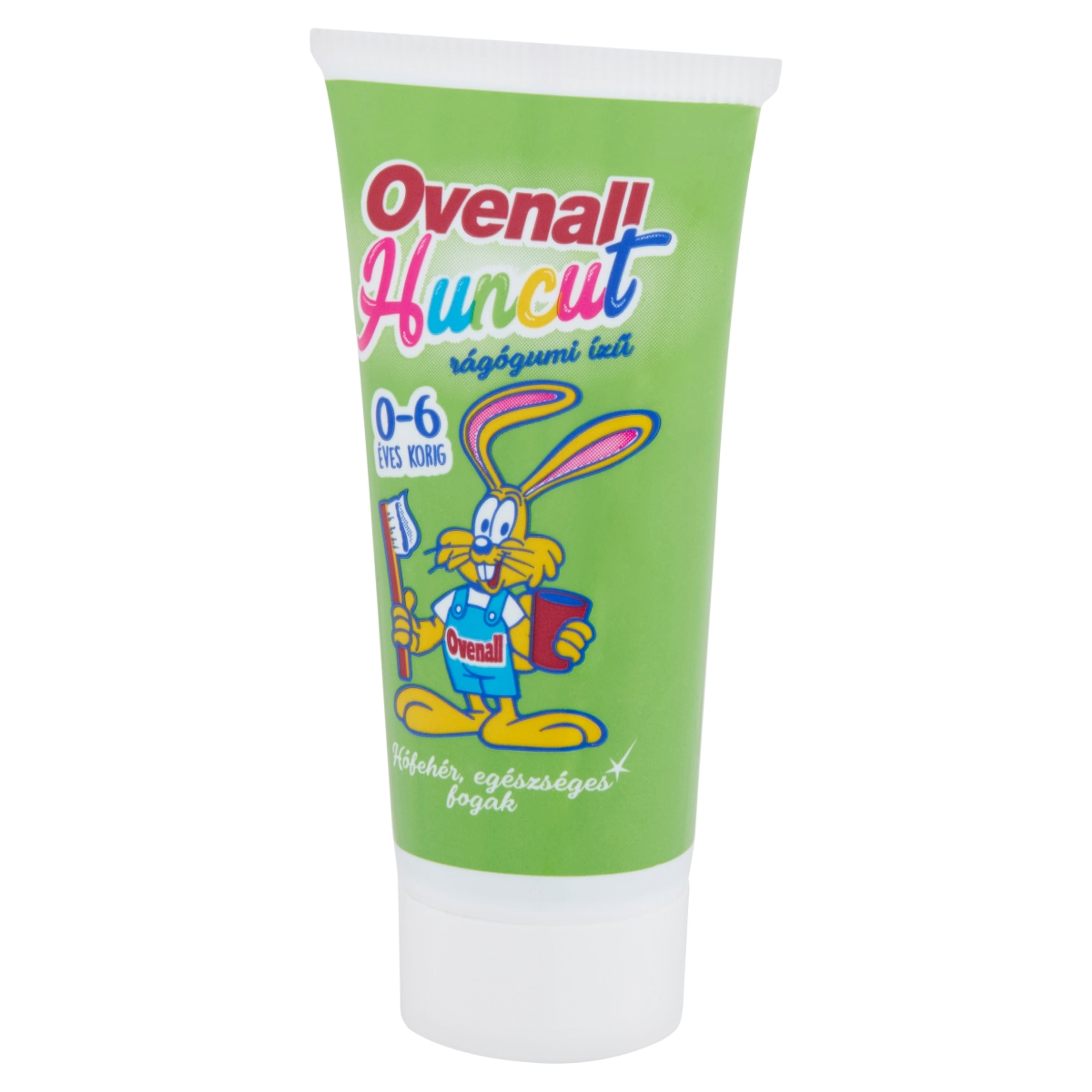 Ovenall huncut fluoridmentes rágógumi ízu gyermek fogkrém - 50 ml-2