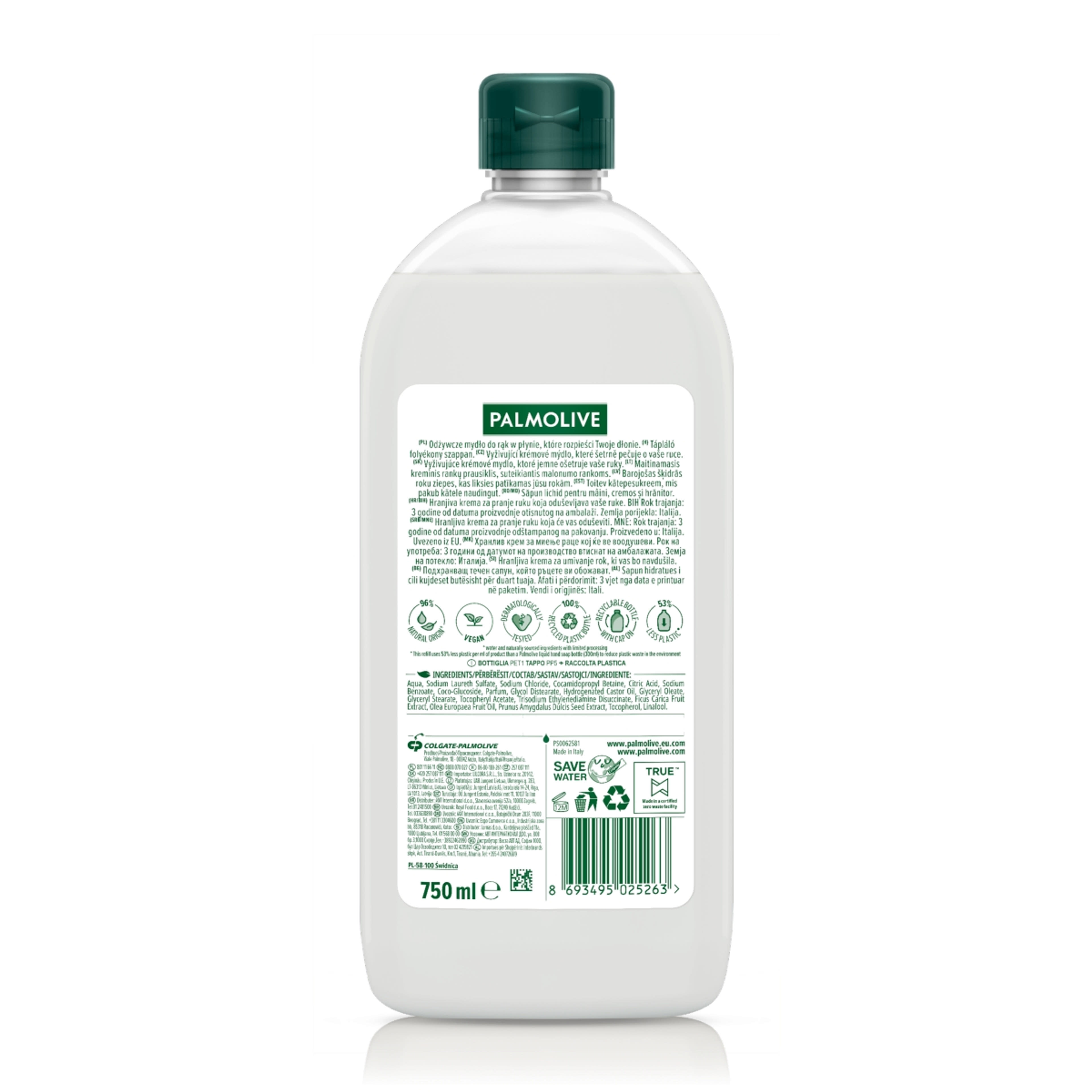 Palmolive Naturals Milk & Olive folyékony szappan utántöltő - 750 ml-2