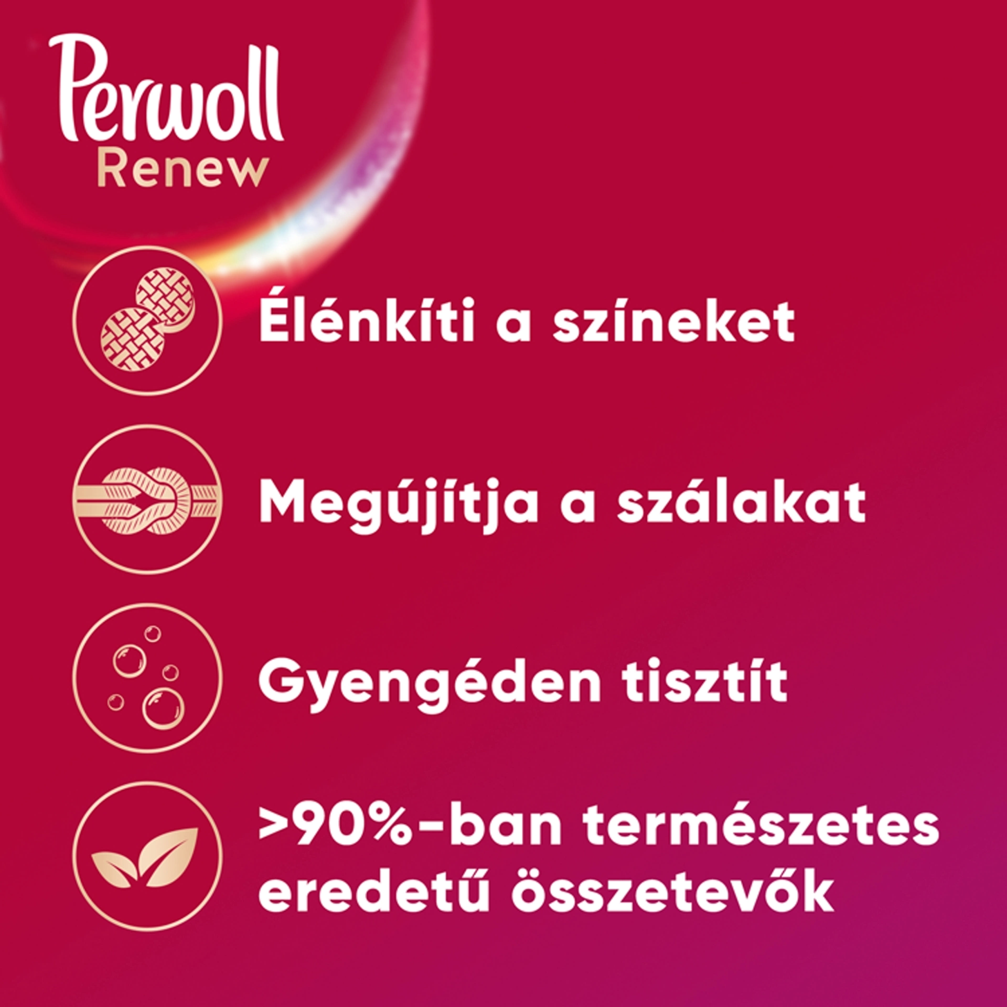 Perwoll Renew Color finommosószer 54 mosás - 2970 ml-3