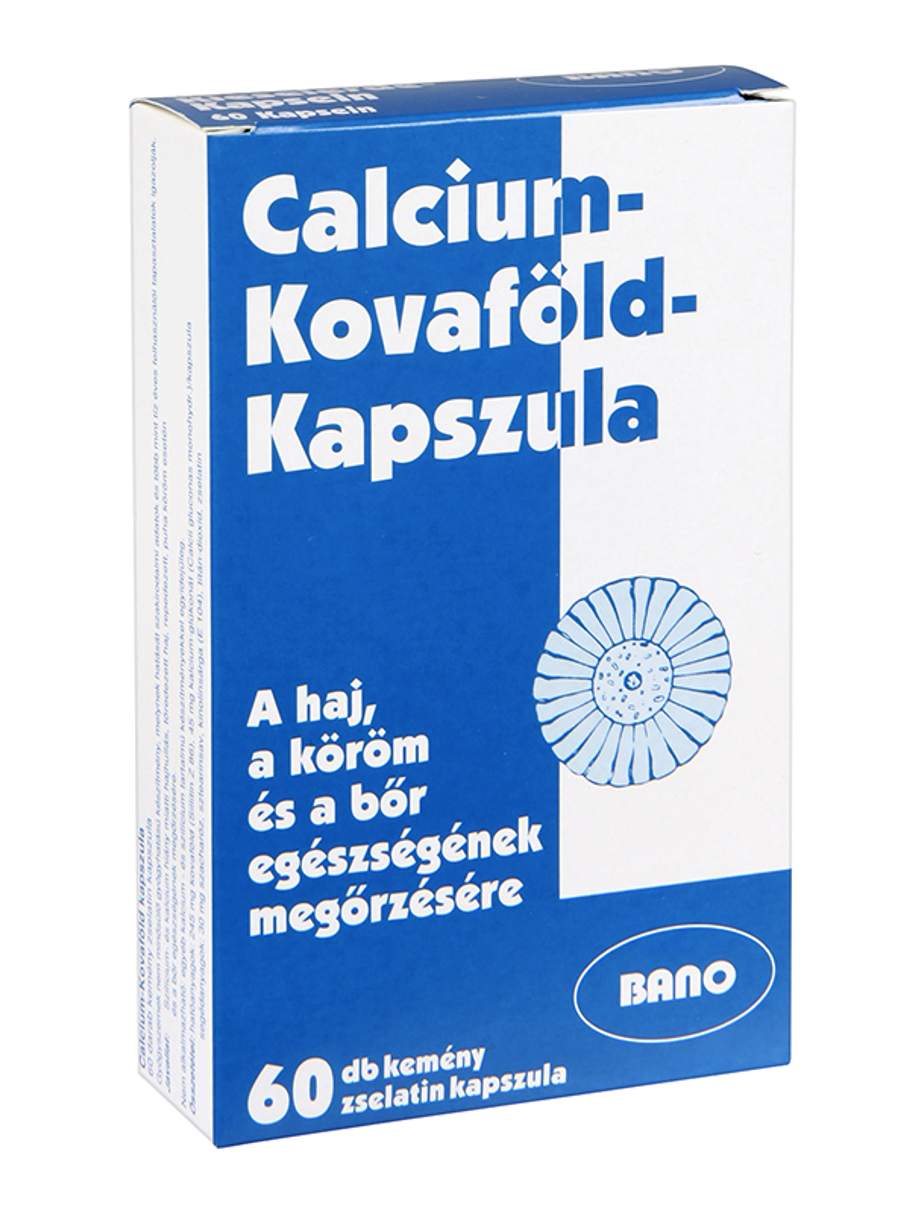 Bano Calcium-Kovaföld Kapszula - 60 db