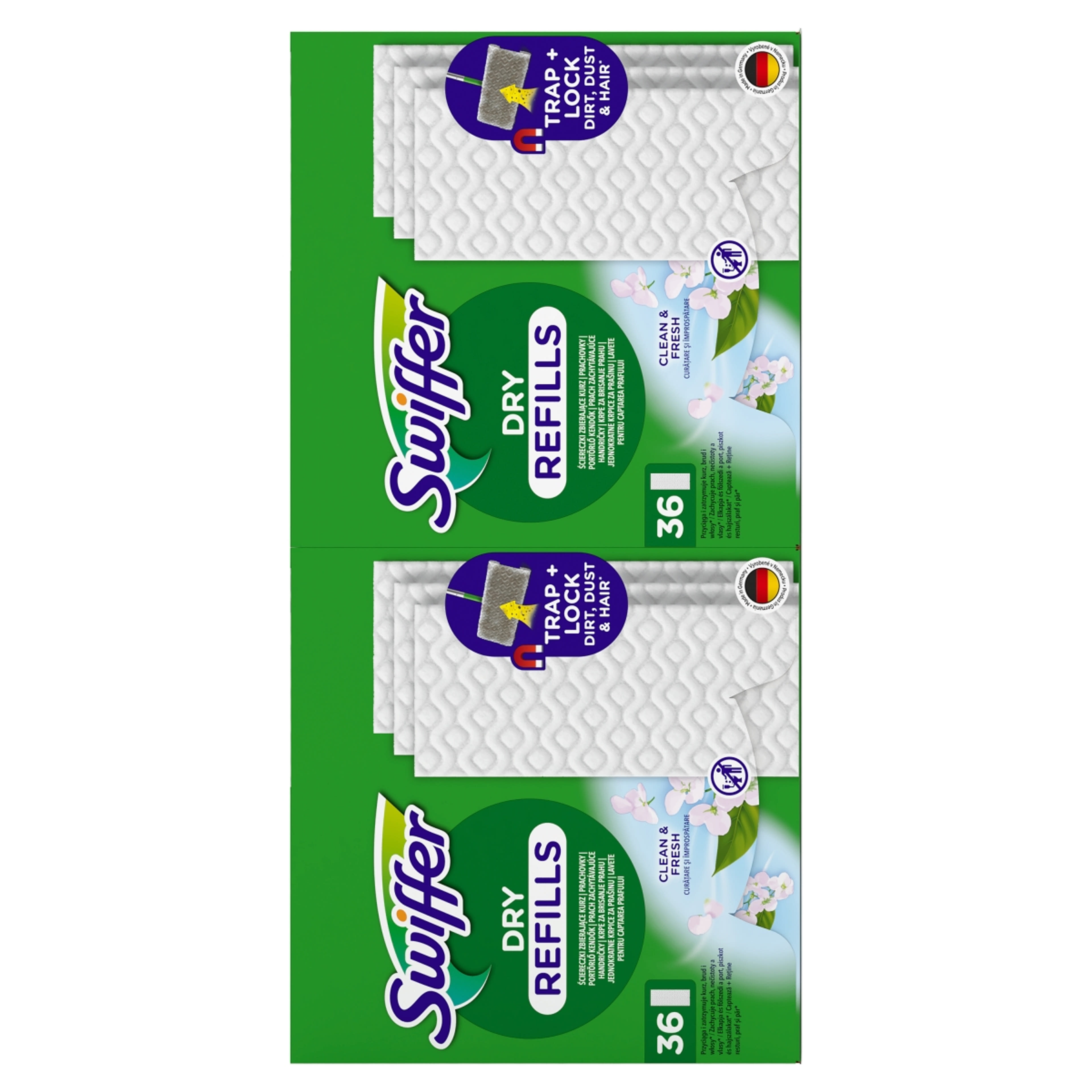 Swiffer Sweeper száraz padlótörlő utántöltő - 72 db-2