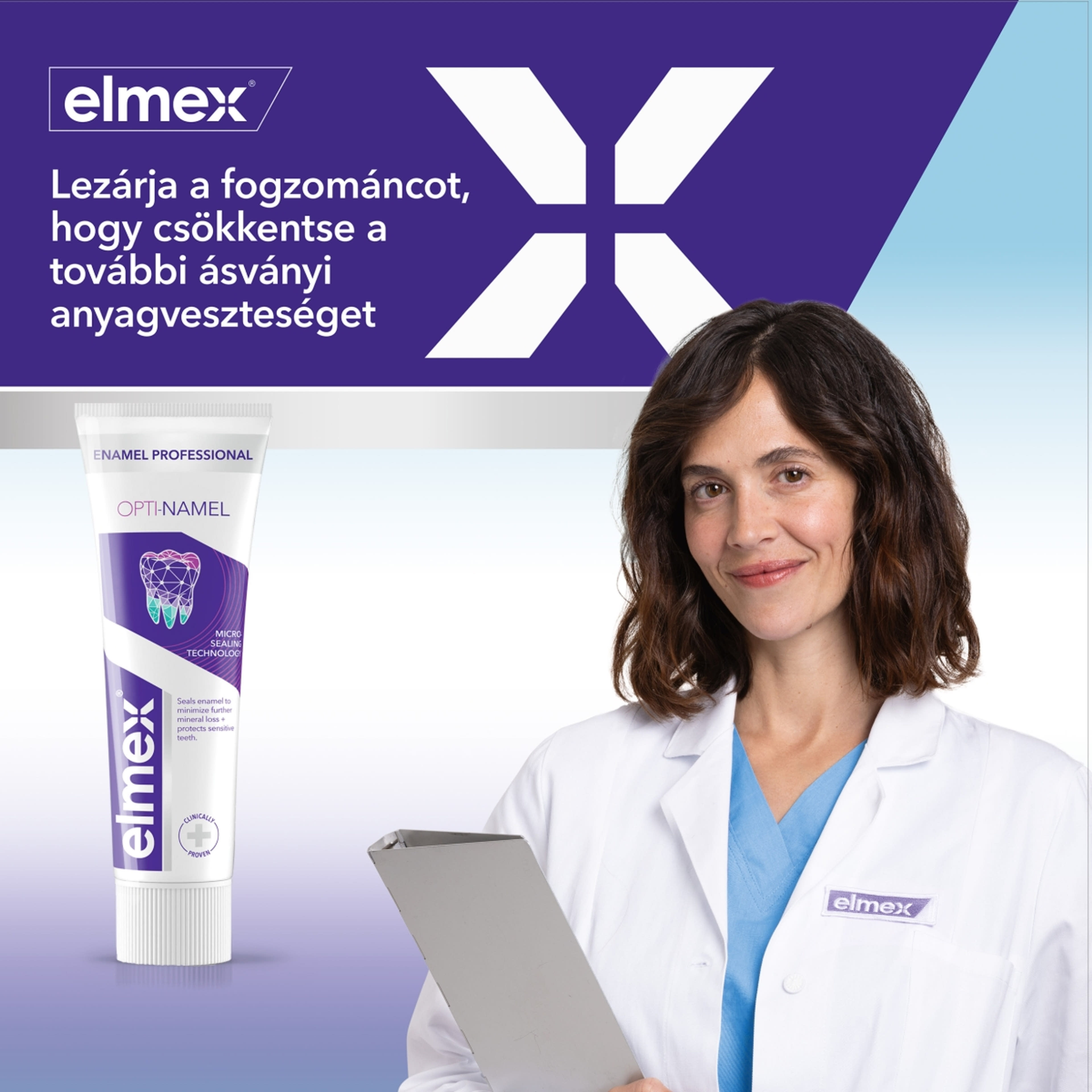 Elmex Professional Opti-namel fogkrém a fogzománc védelmére - 75 ml-4