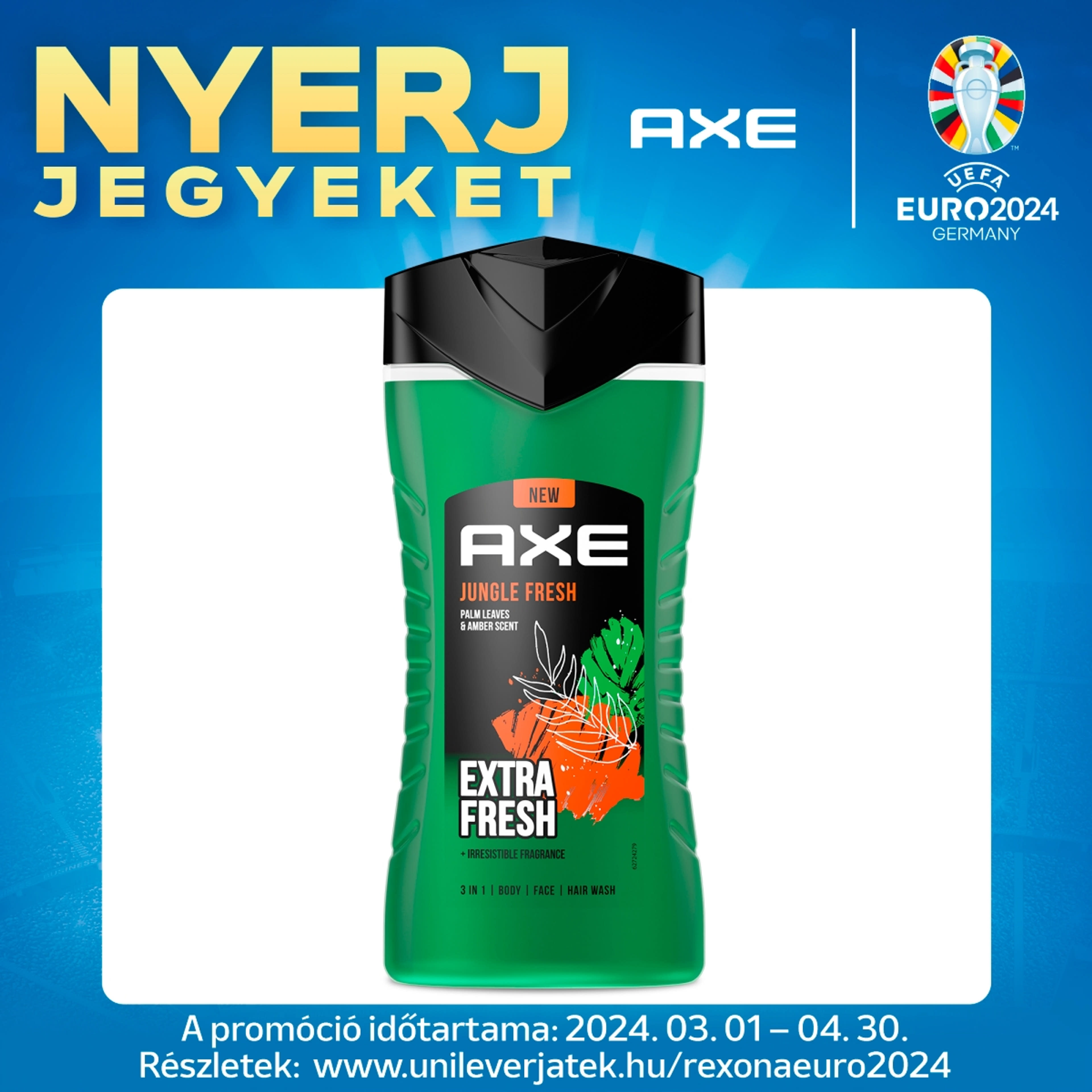 Axe Jungle Fresh tusfürdő - 250 ml
